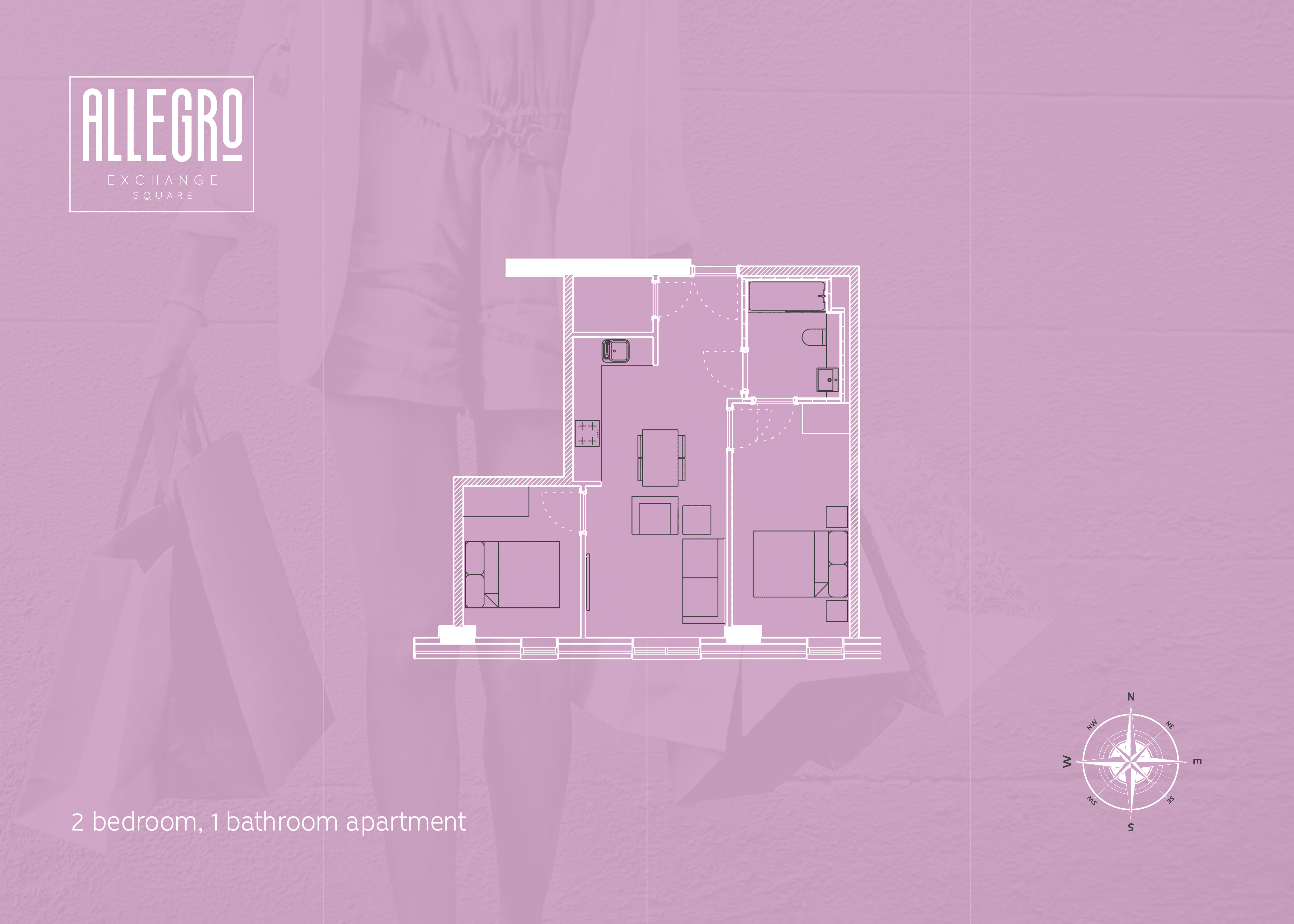 Apartment 1205,, Allegro, 1 Exchange Square, Birmingham floorplan