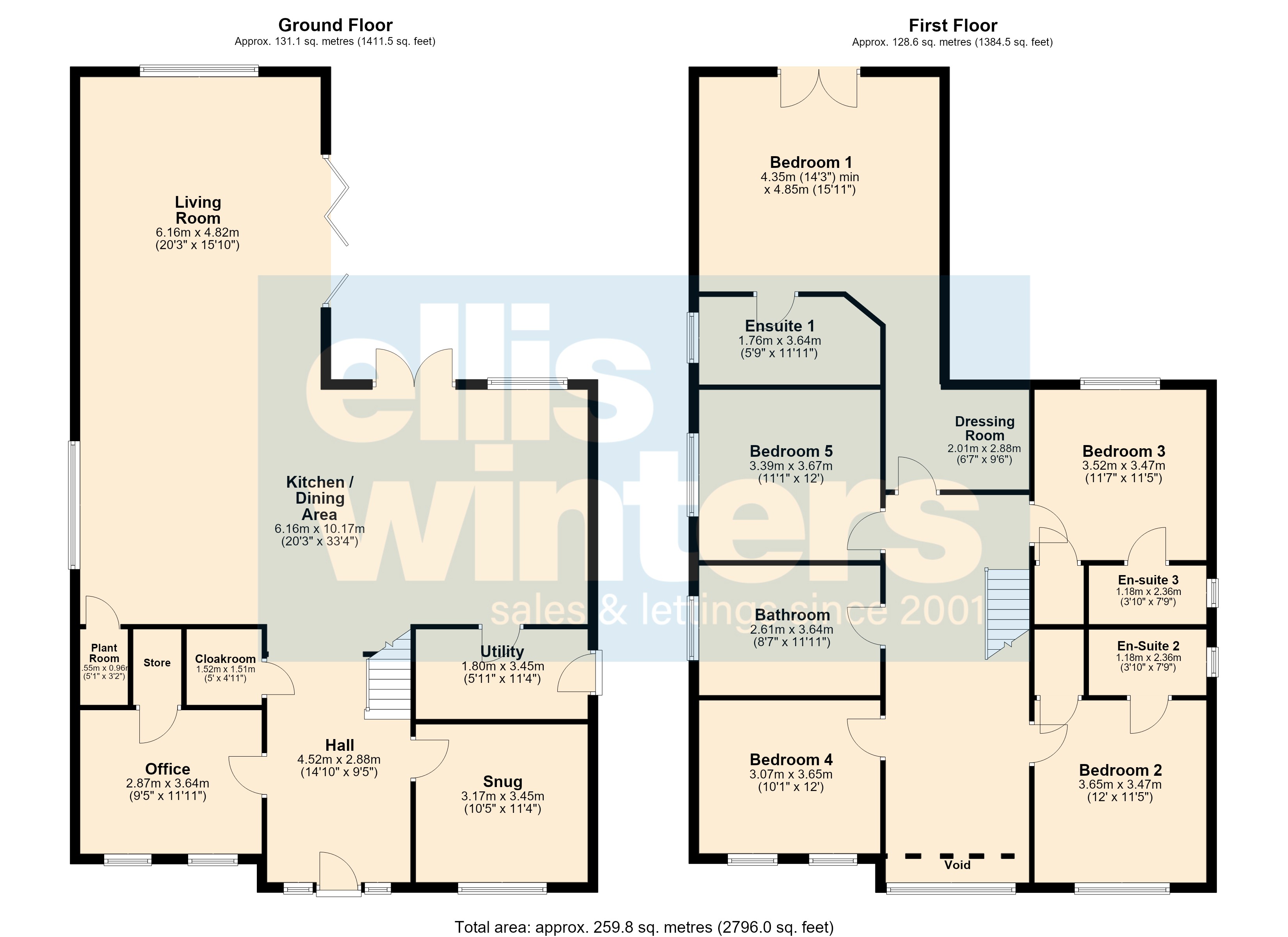 7, Albert Way, Chatteris floorplan