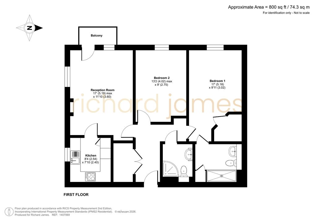 Flat 16, Banks Place, 20, Moormead Road Wroughton floorplan