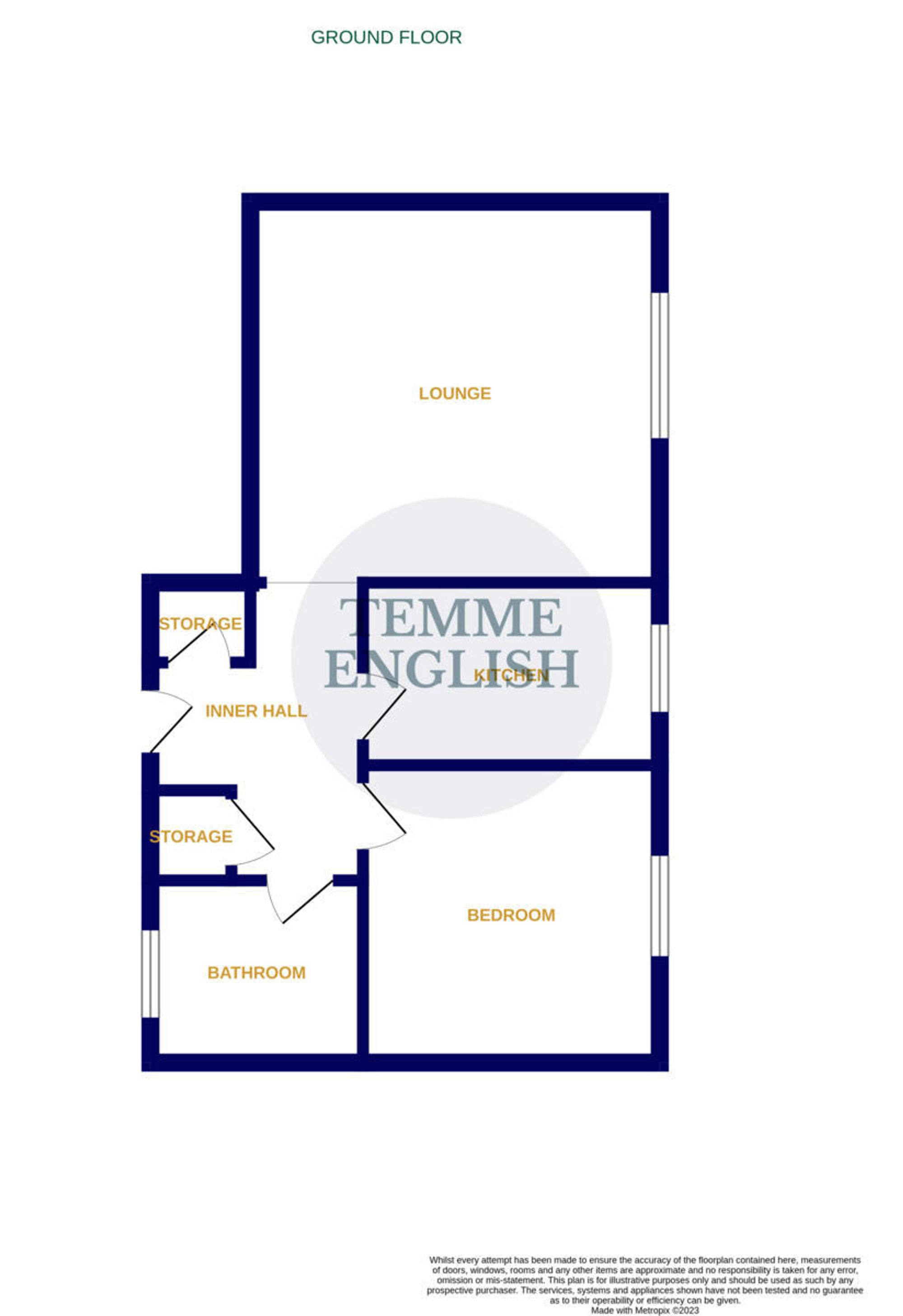 Flat 1, Place Farm Court Rowhedge Road, Colchester floorplan