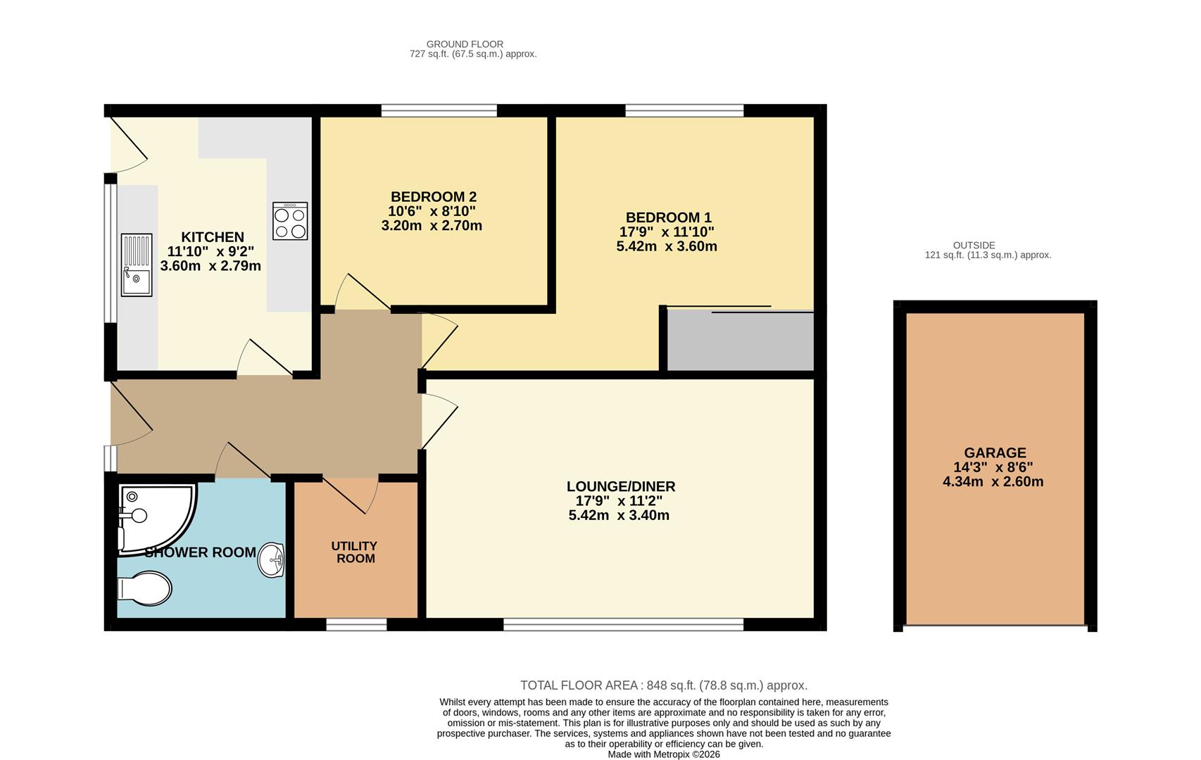 71, Chestnut Drive, Brixham floorplan
