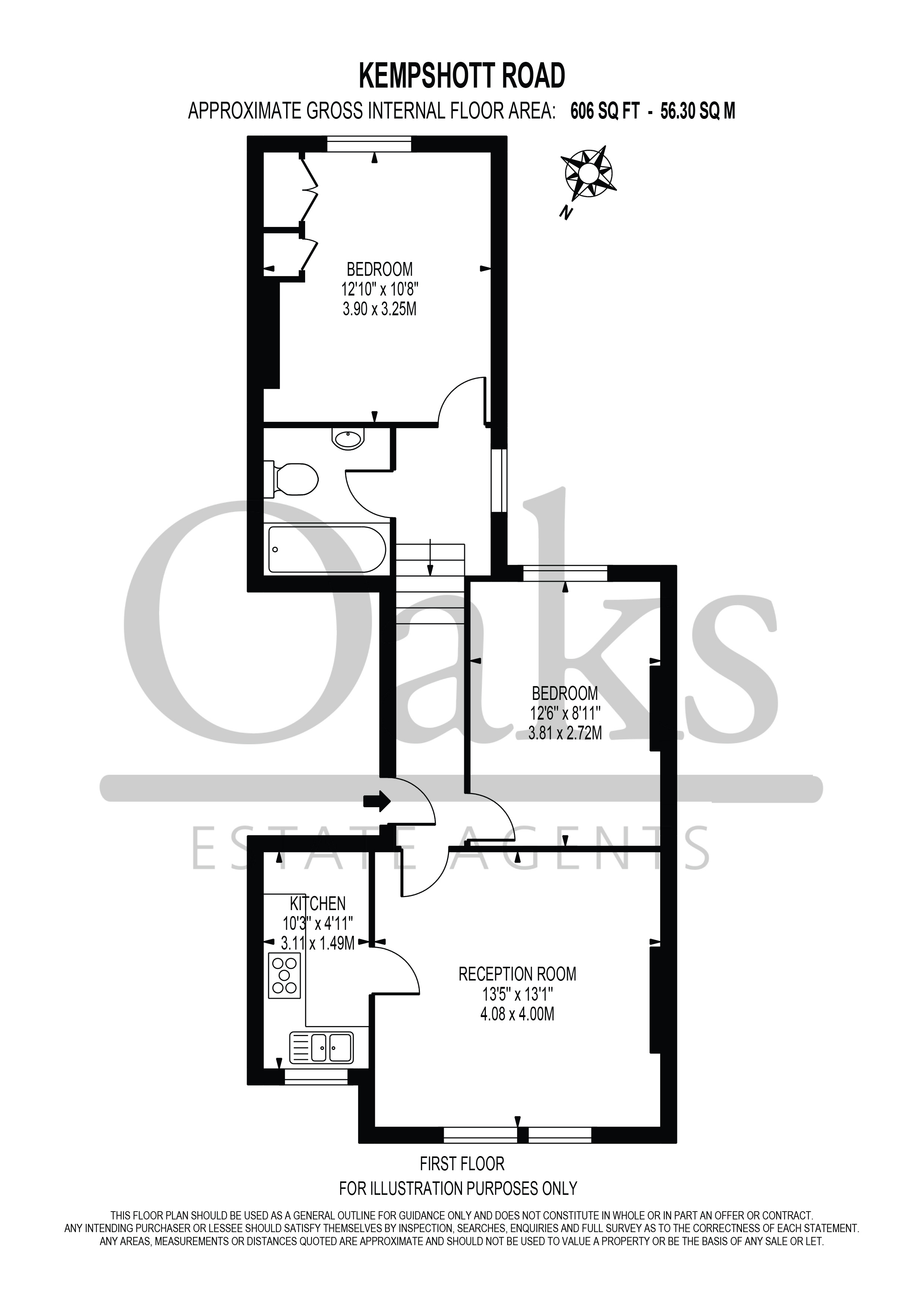 47b, Kempshott Road, London floorplan