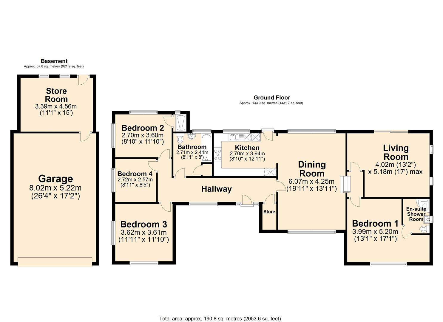 Greenfields, 109, Birches Lane, Alfreton floorplan