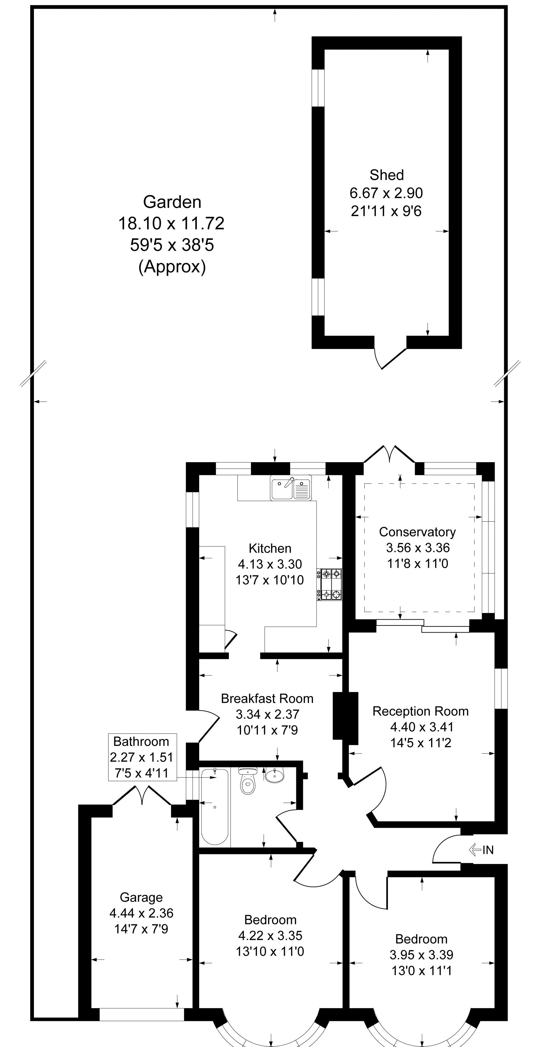44, Hayfield Road, Kent floorplan