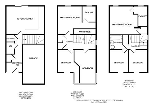 Room 1 16, Great Clover Leaze, Bristol floorplan