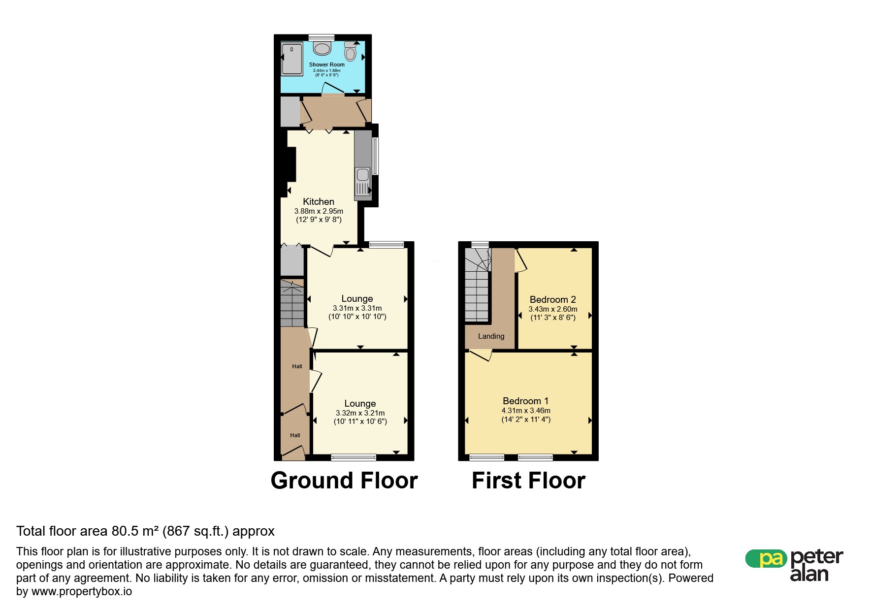 44, Glantawe Street, Swansea floorplan