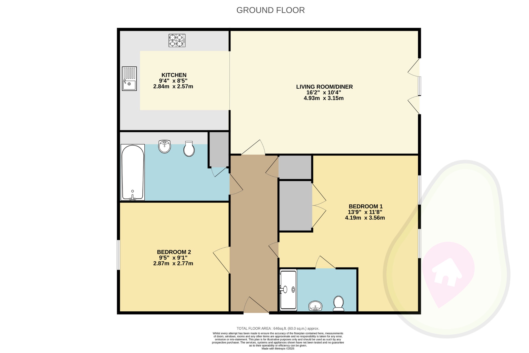 1 Wentworth Place, London Road, Bracknell floorplan