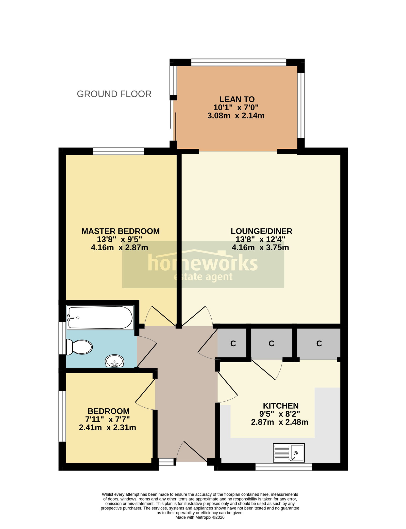 20, Recreation Road, Dereham floorplan