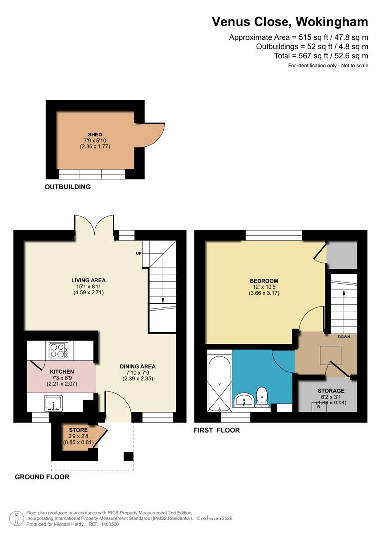 3, Venus Close, Wokingham floorplan