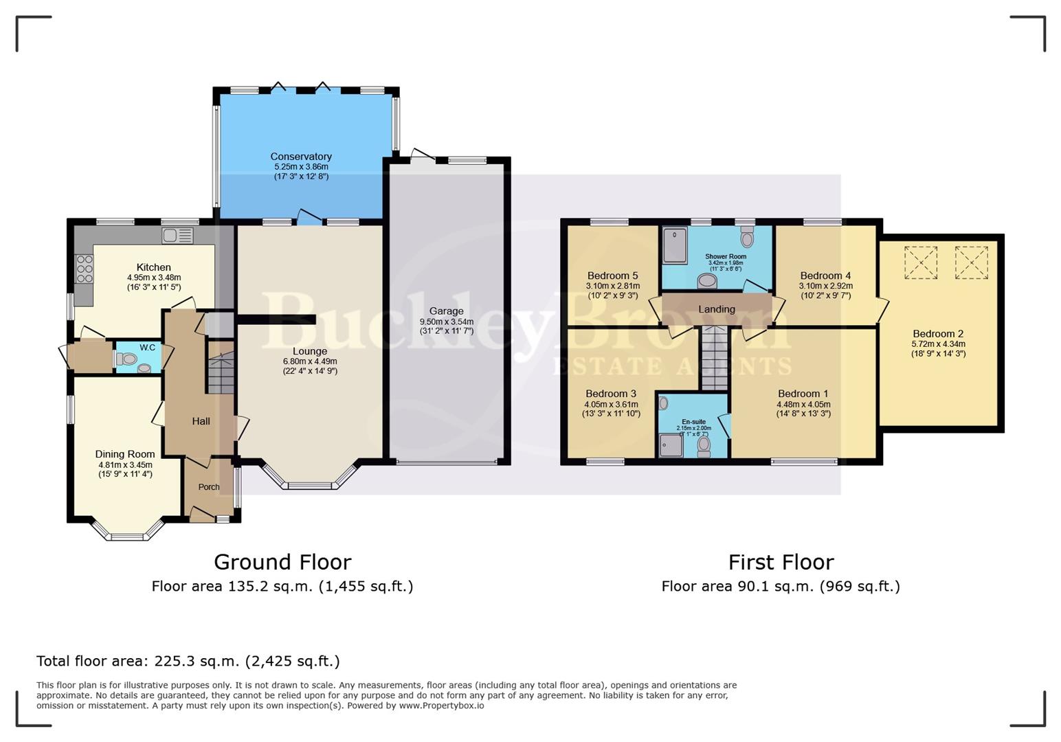 5, Bourne Drive, Nottingham floorplan