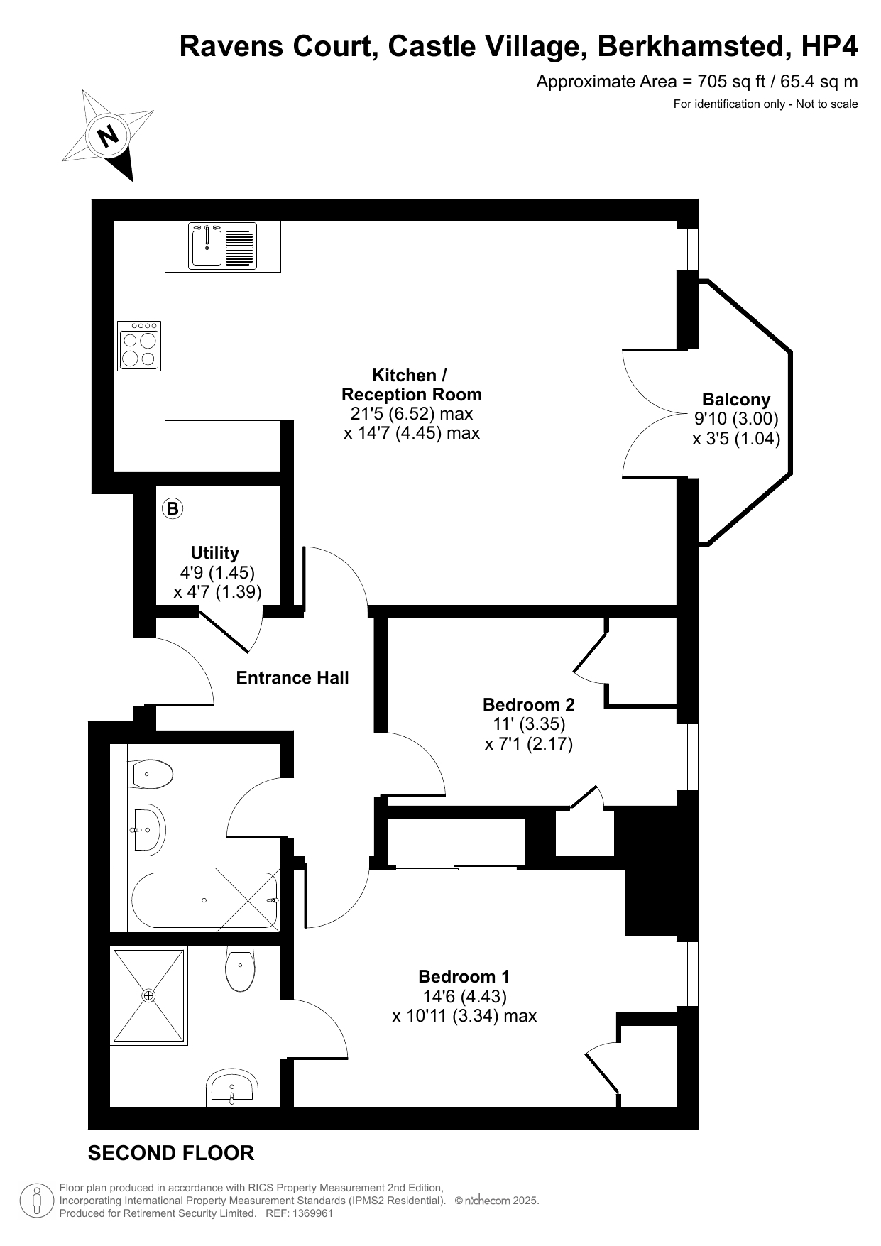 26,, Ravens Court, Castle Village, Hertfordshire floorplan