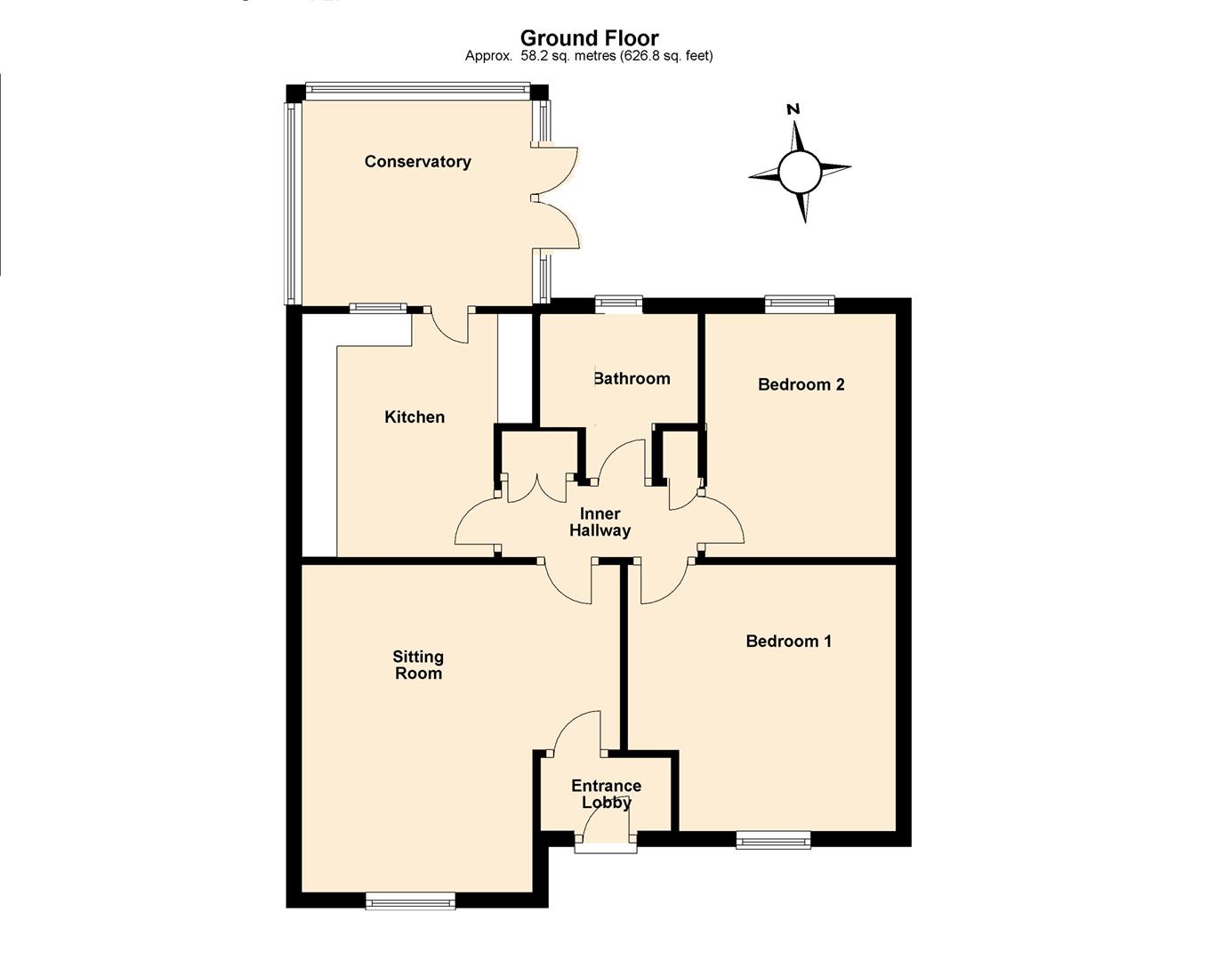 47, Orchard Rise, Crewkerne floorplan
