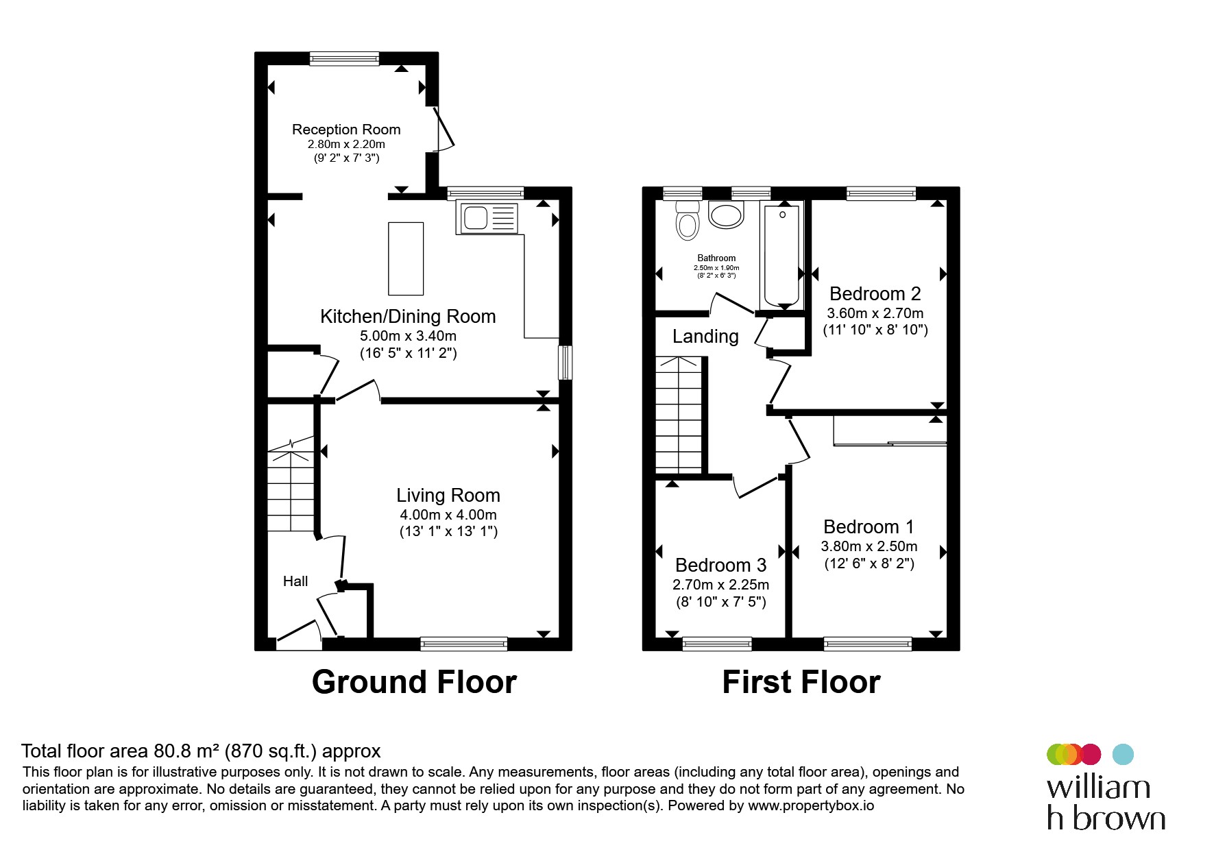 1, Conway Drive, Loughborough floorplan