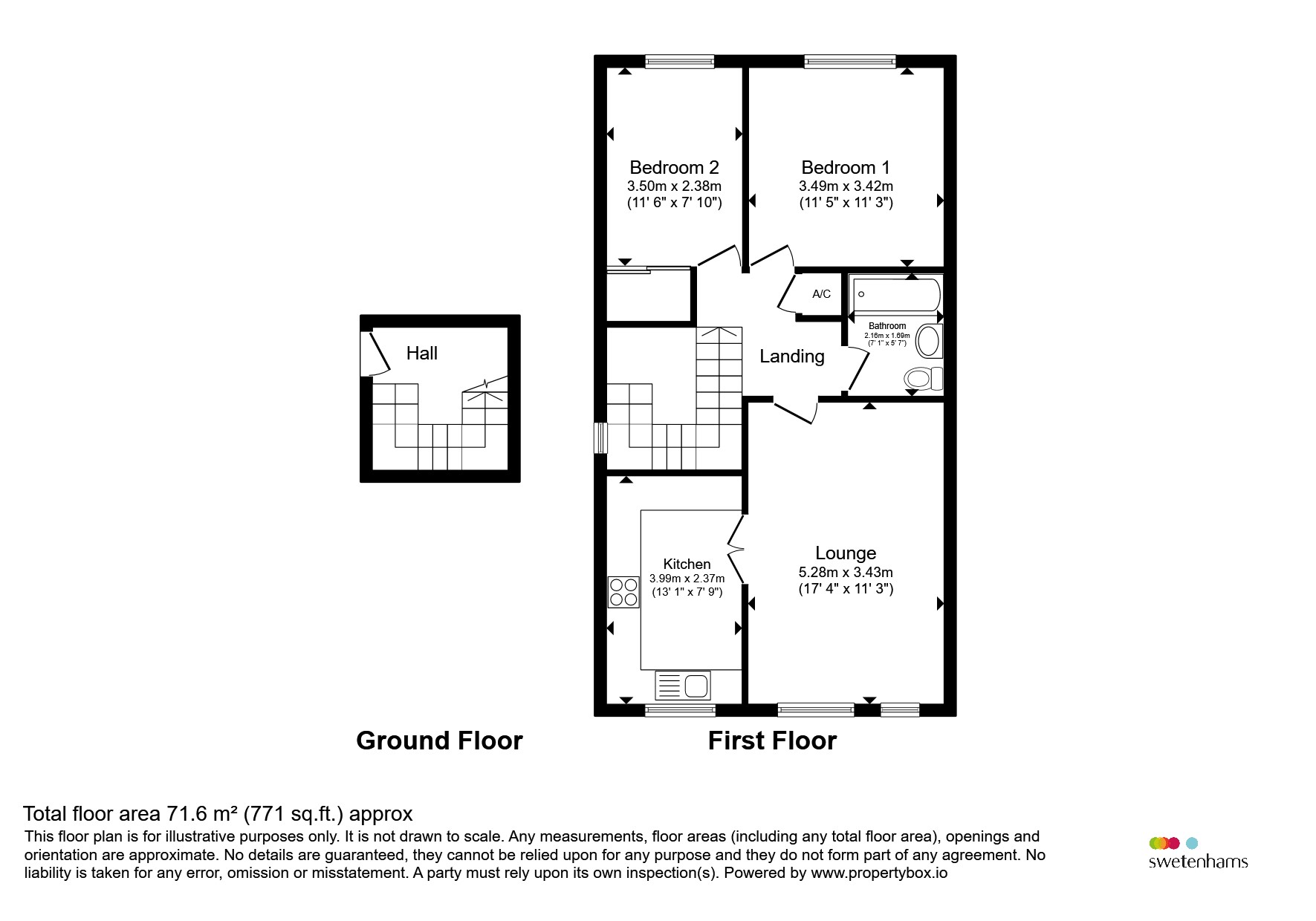 Flat 3 Ivy Court, Weaverham Road, Northwich floorplan