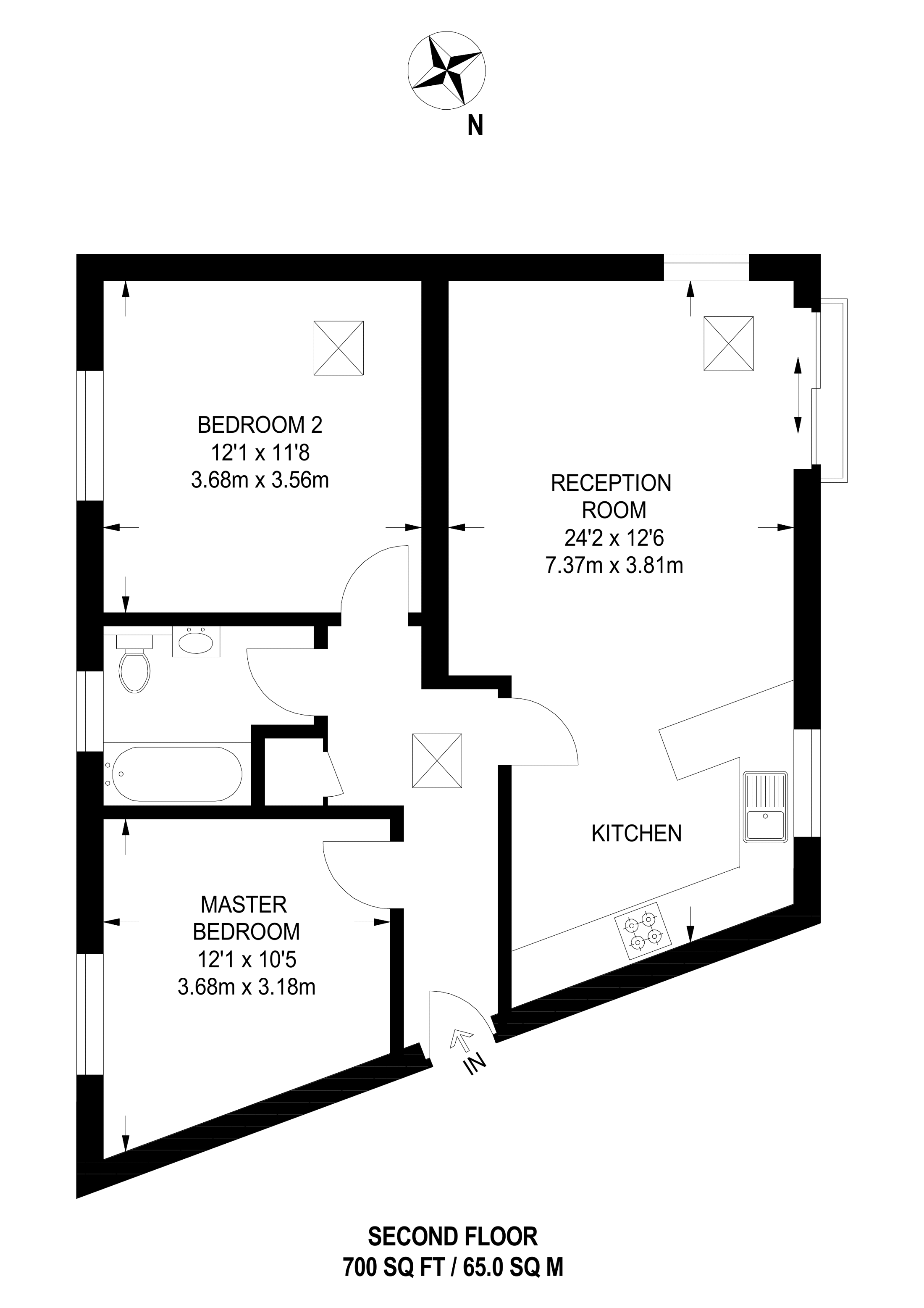 2 Bedrooms Flat to rent in West End Lane, Pinner HA5