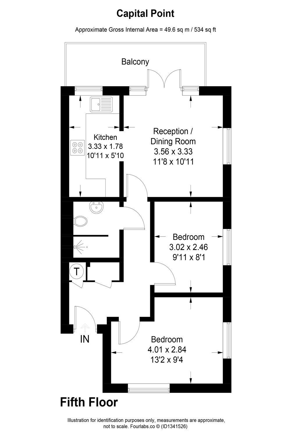 19, Capital Point, Temple Place, Reading floorplan