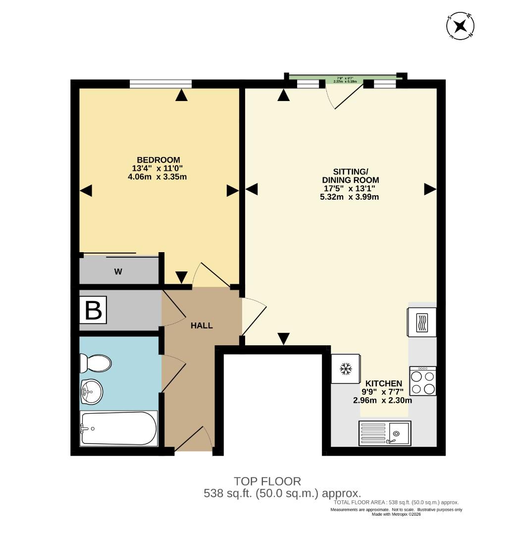 11 Mott House, Eastman Way, Epsom floorplan