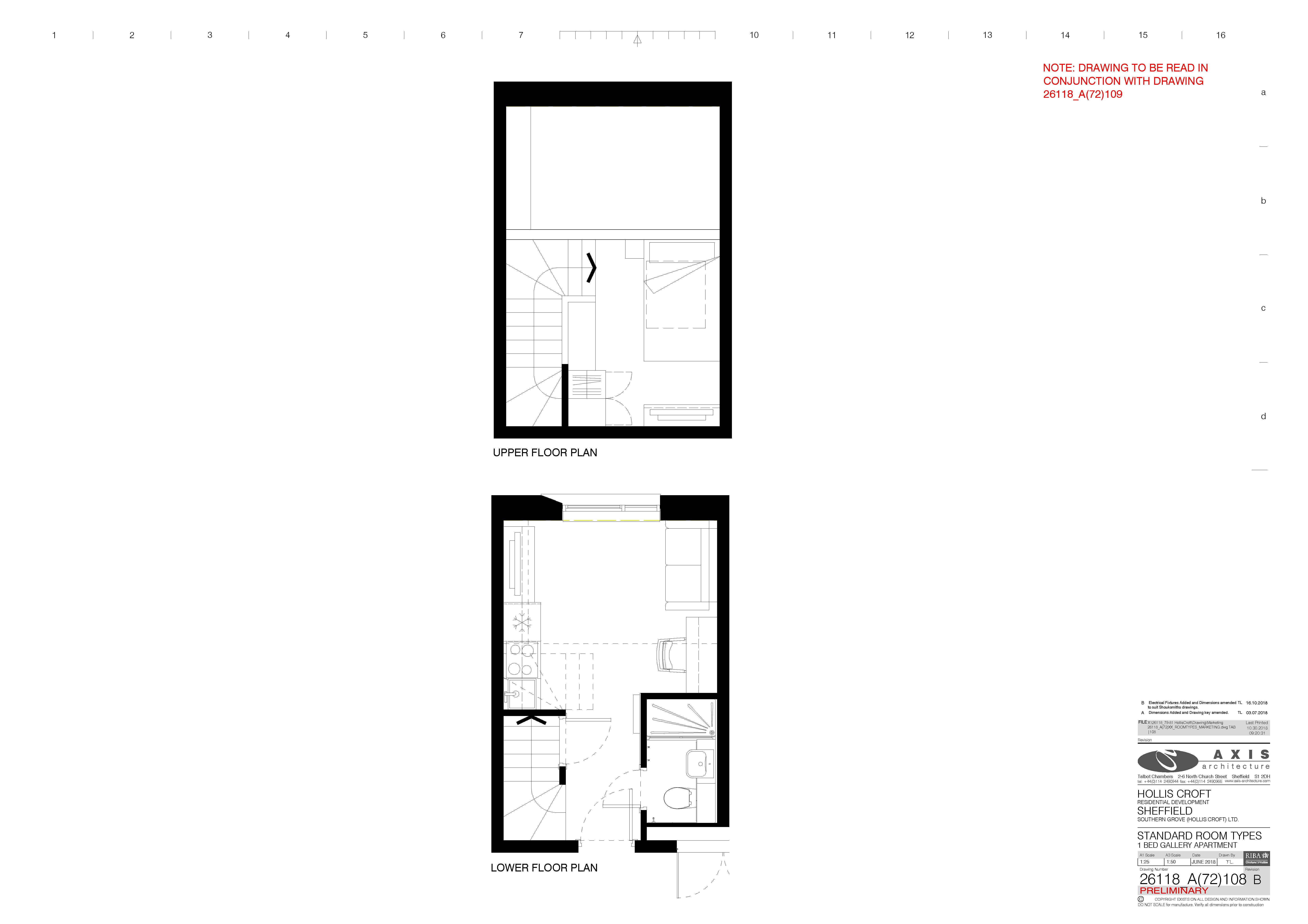 1 Bedrooms Flat to rent in Hollis Croft, Sheffield S1