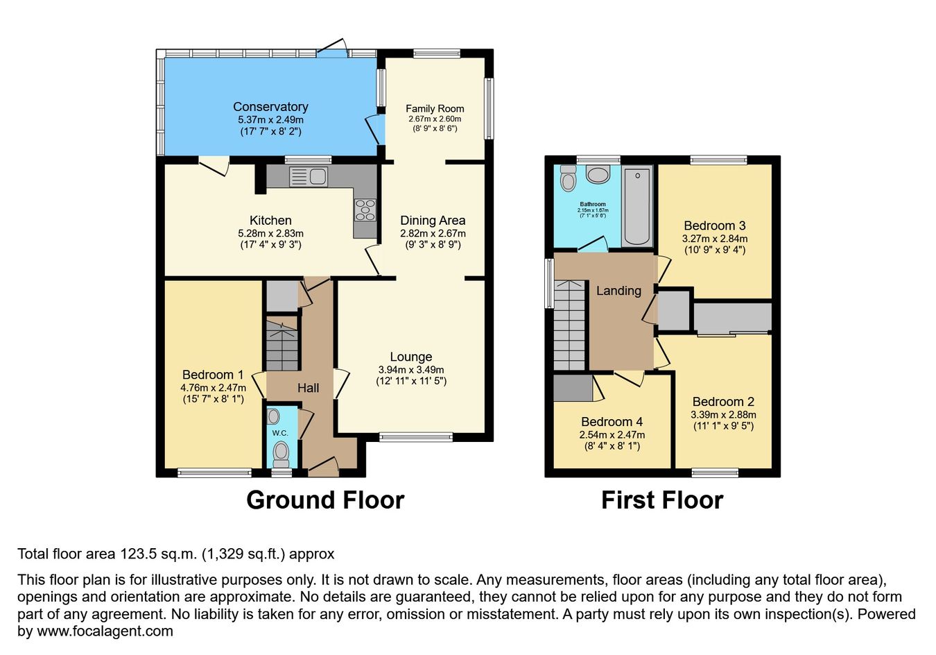 15, Manor Close, Canterbury floorplan