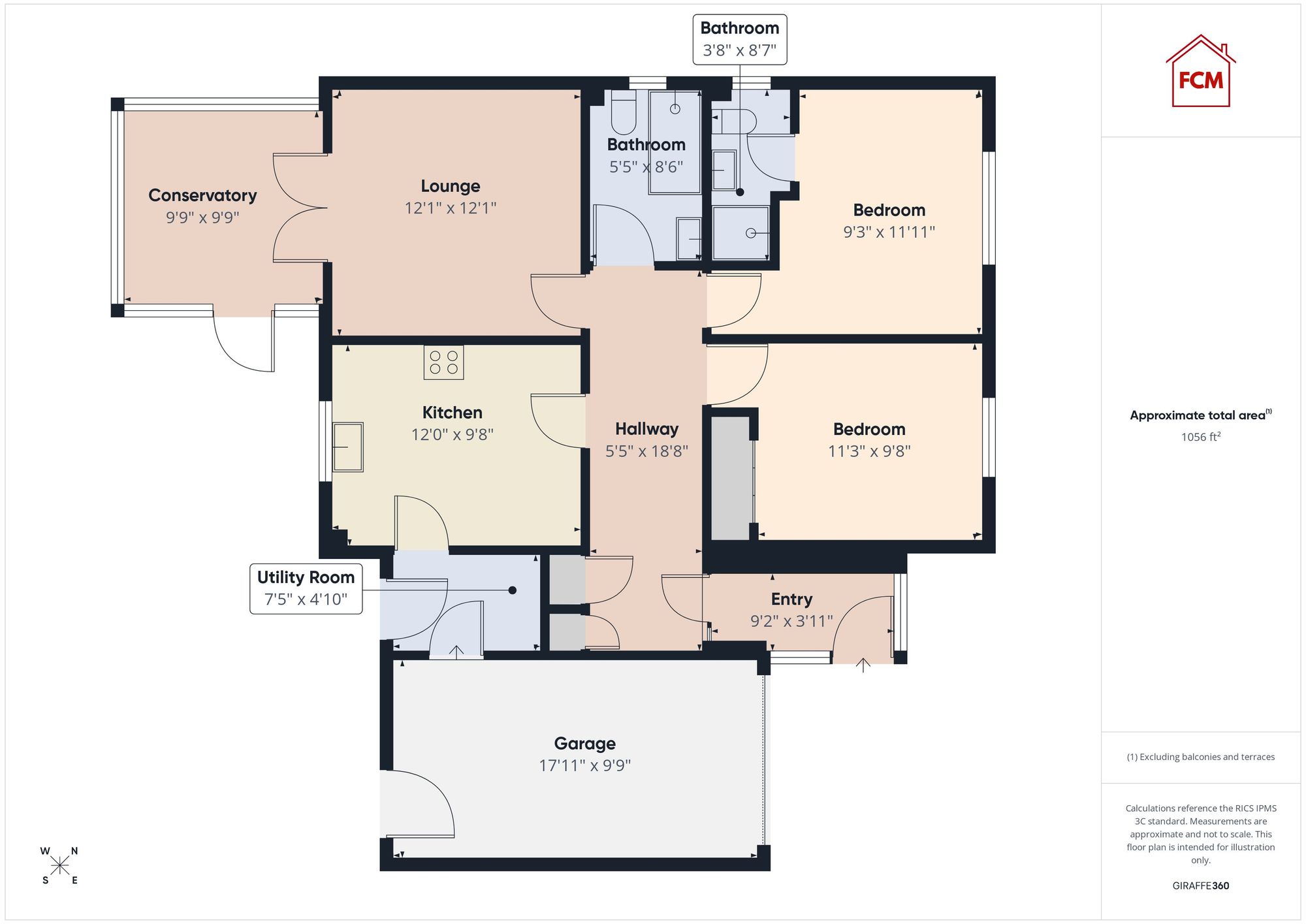 6 Wentworth Park, Workington floorplan