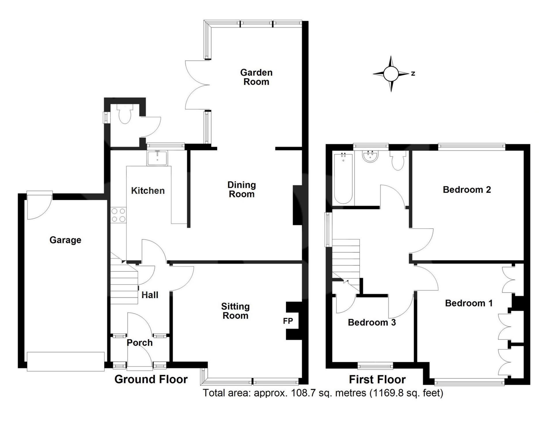 14, Cowley Bridge Road, Exeter floorplan