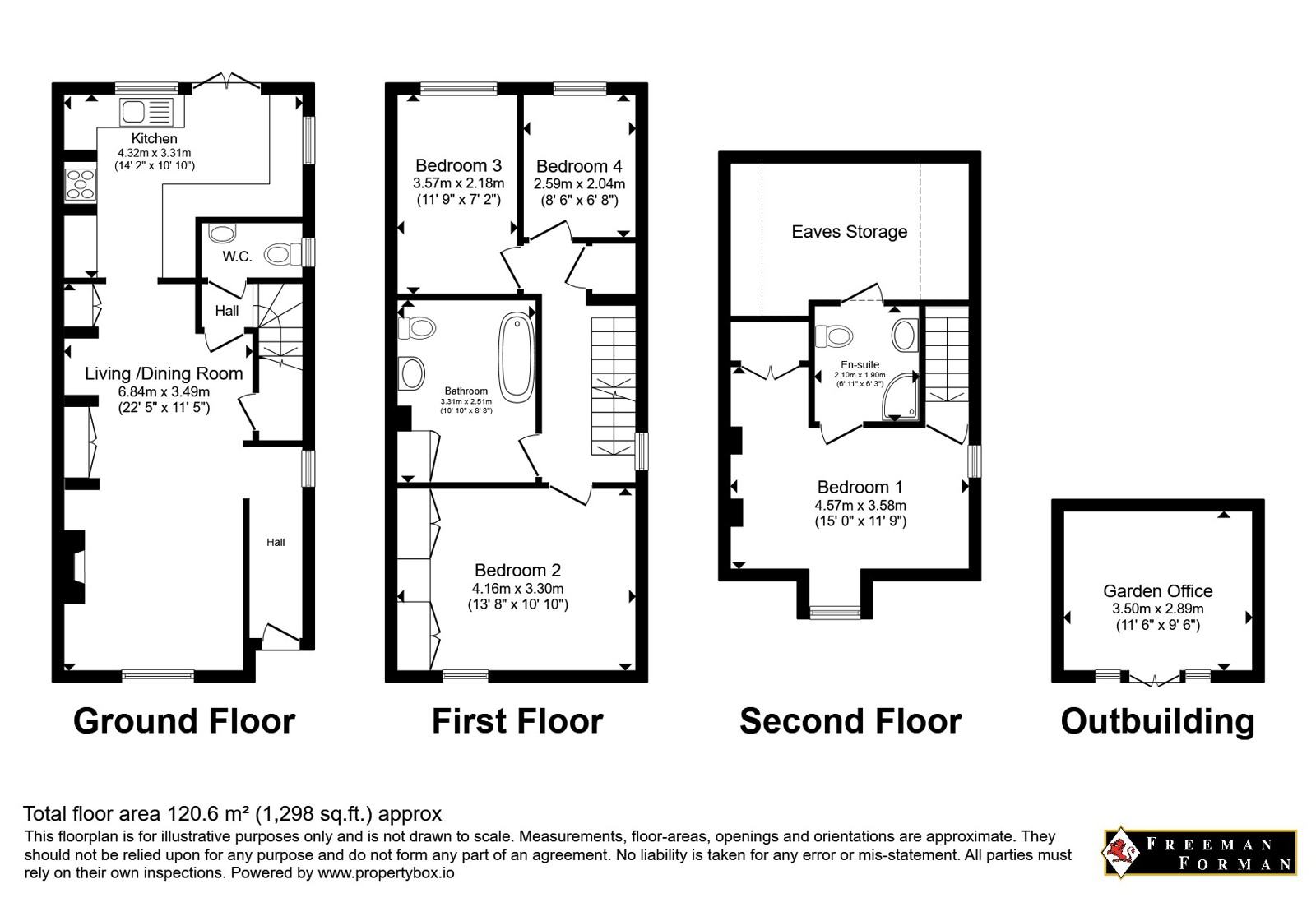 2 Yew Tree Cottages,, High Street, East Sussex floorplan