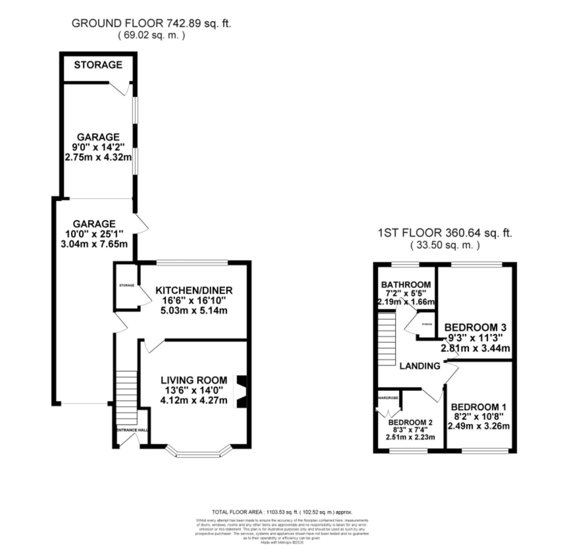 108 Ashbourne Road, Stoke-On-Trent floorplan