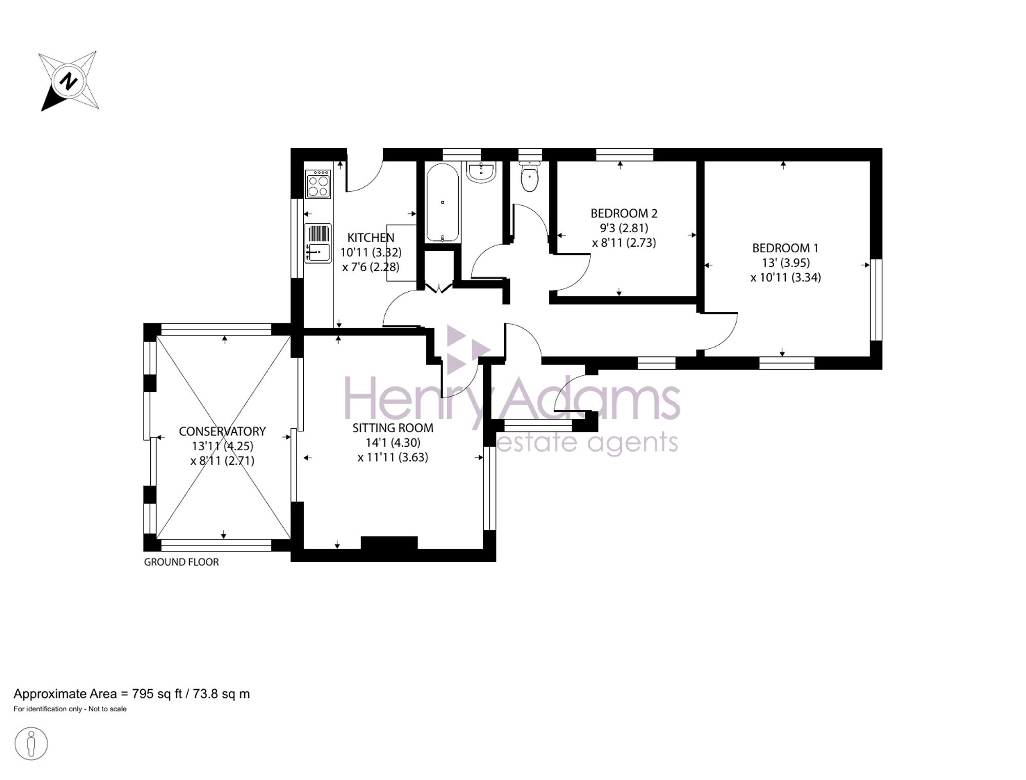 20 Solent Road, Chichester floorplan