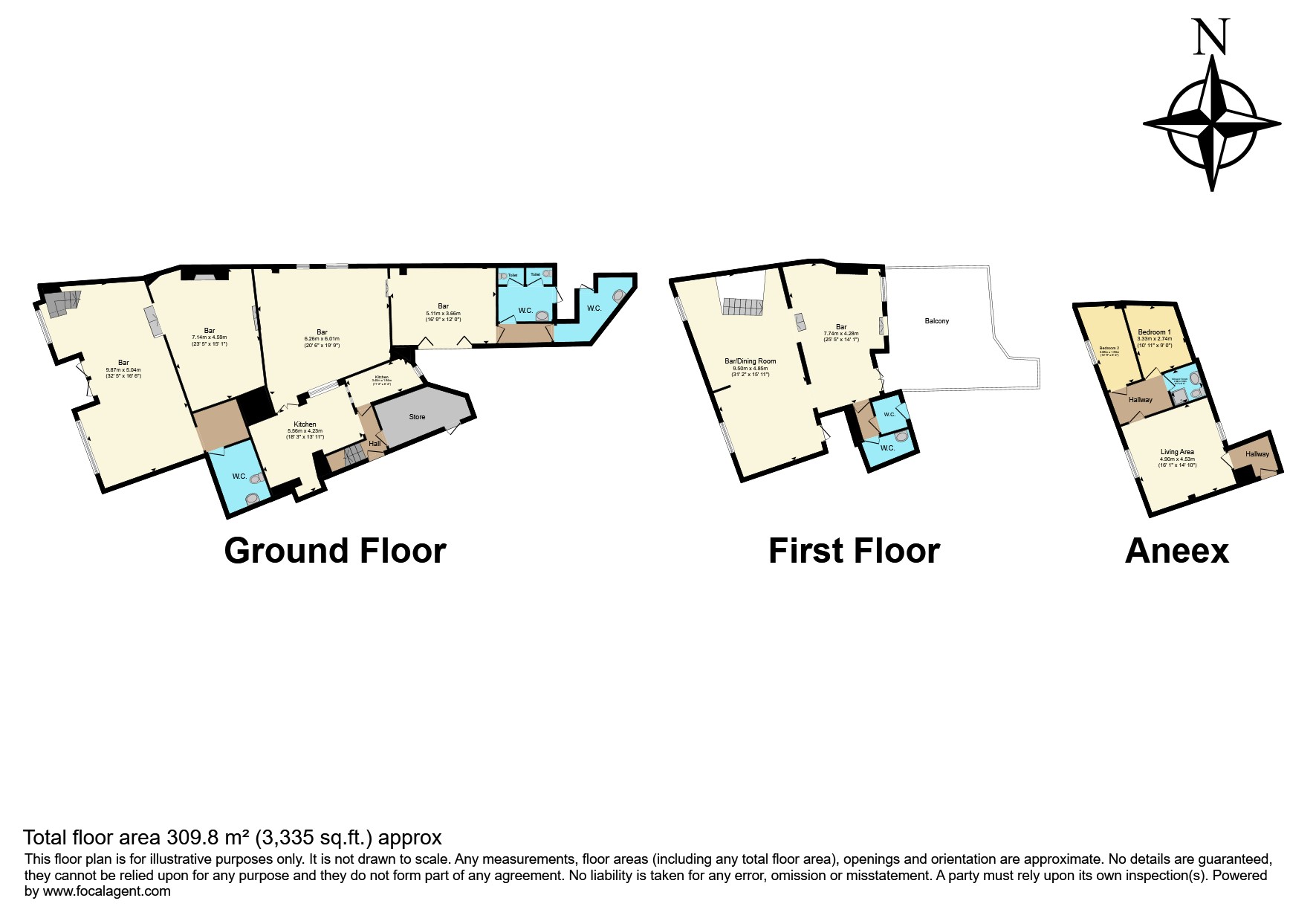 Inferno, 22-24, The Borough, Hinckley floorplan