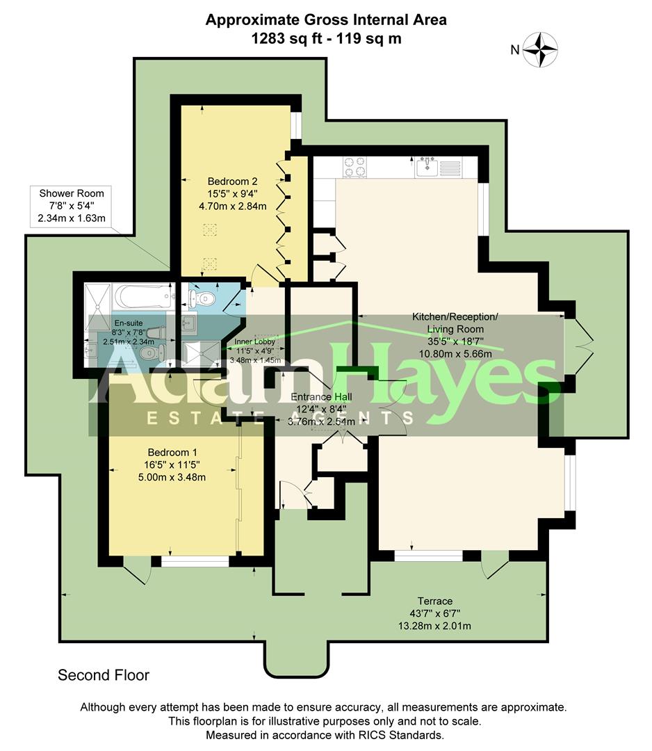 5 Charlton Court, 58 Broughton Avenue, London floorplan