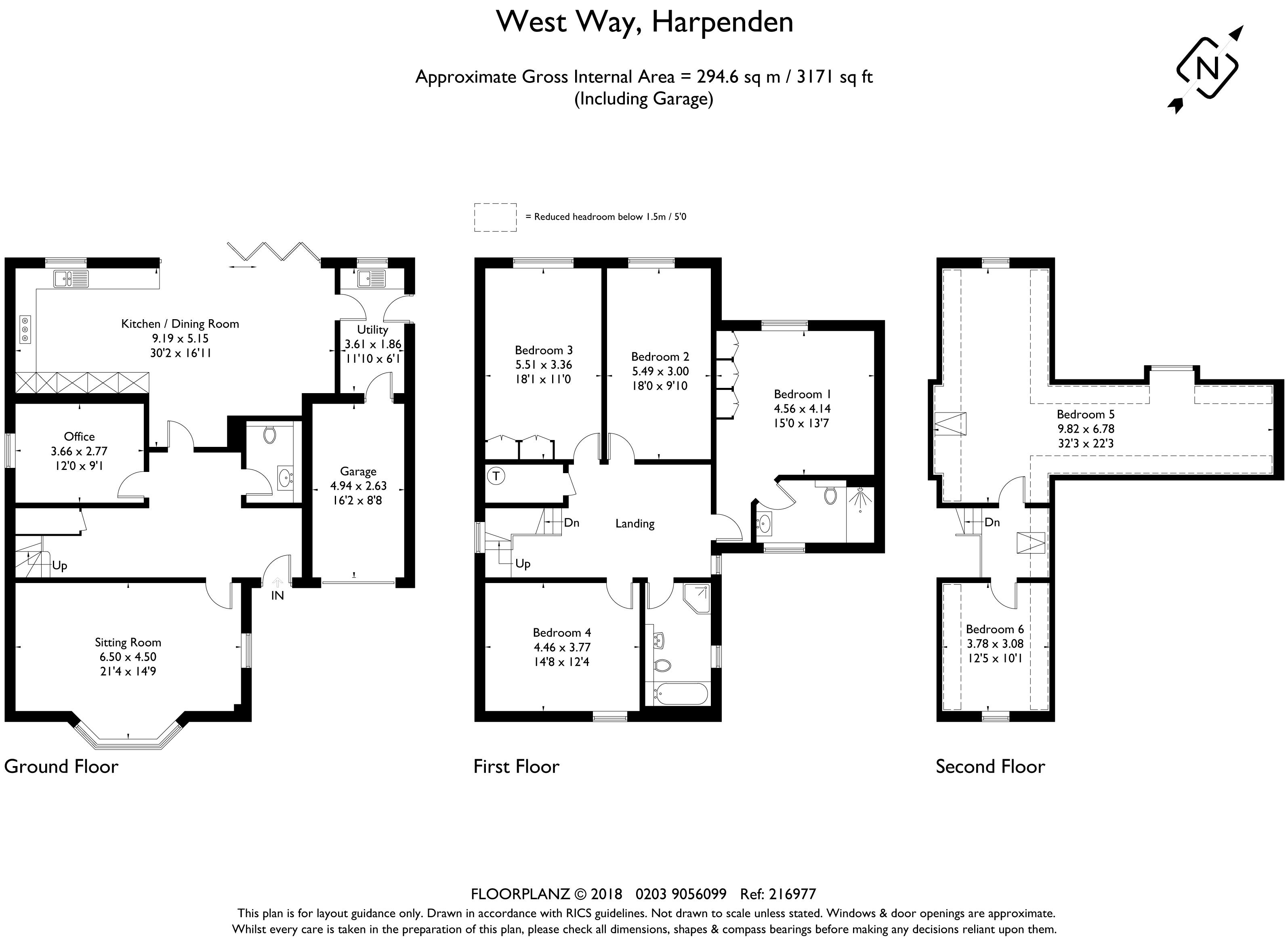 6 Bedrooms Detached house to rent in West Way, Harpenden AL5