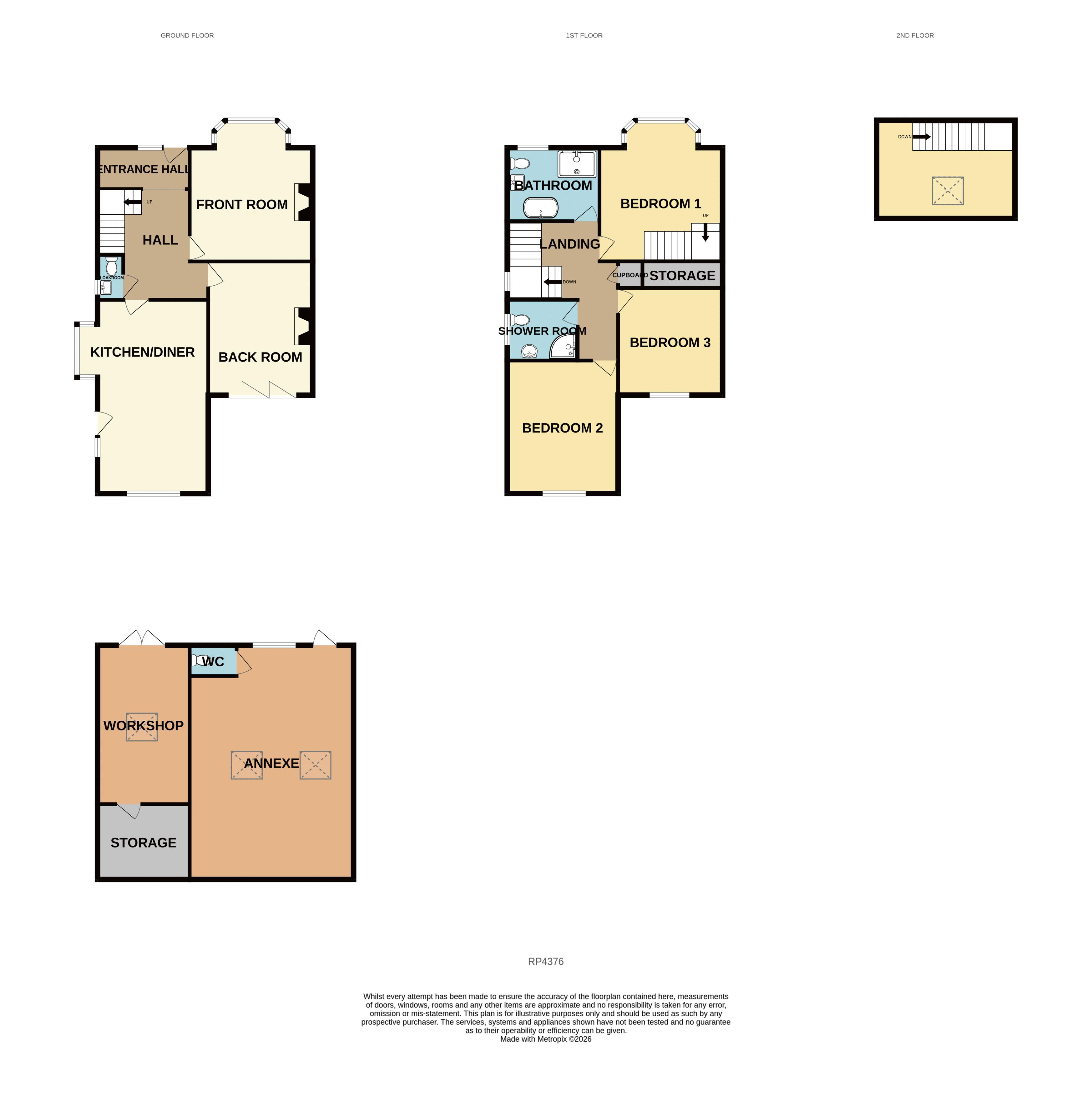 11, West Road, Colwyn Bay floorplan