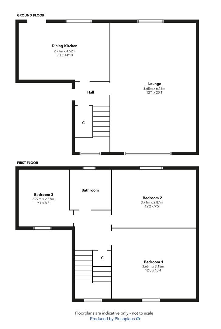 12, Glenhuntly Road, Port Glasgow floorplan
