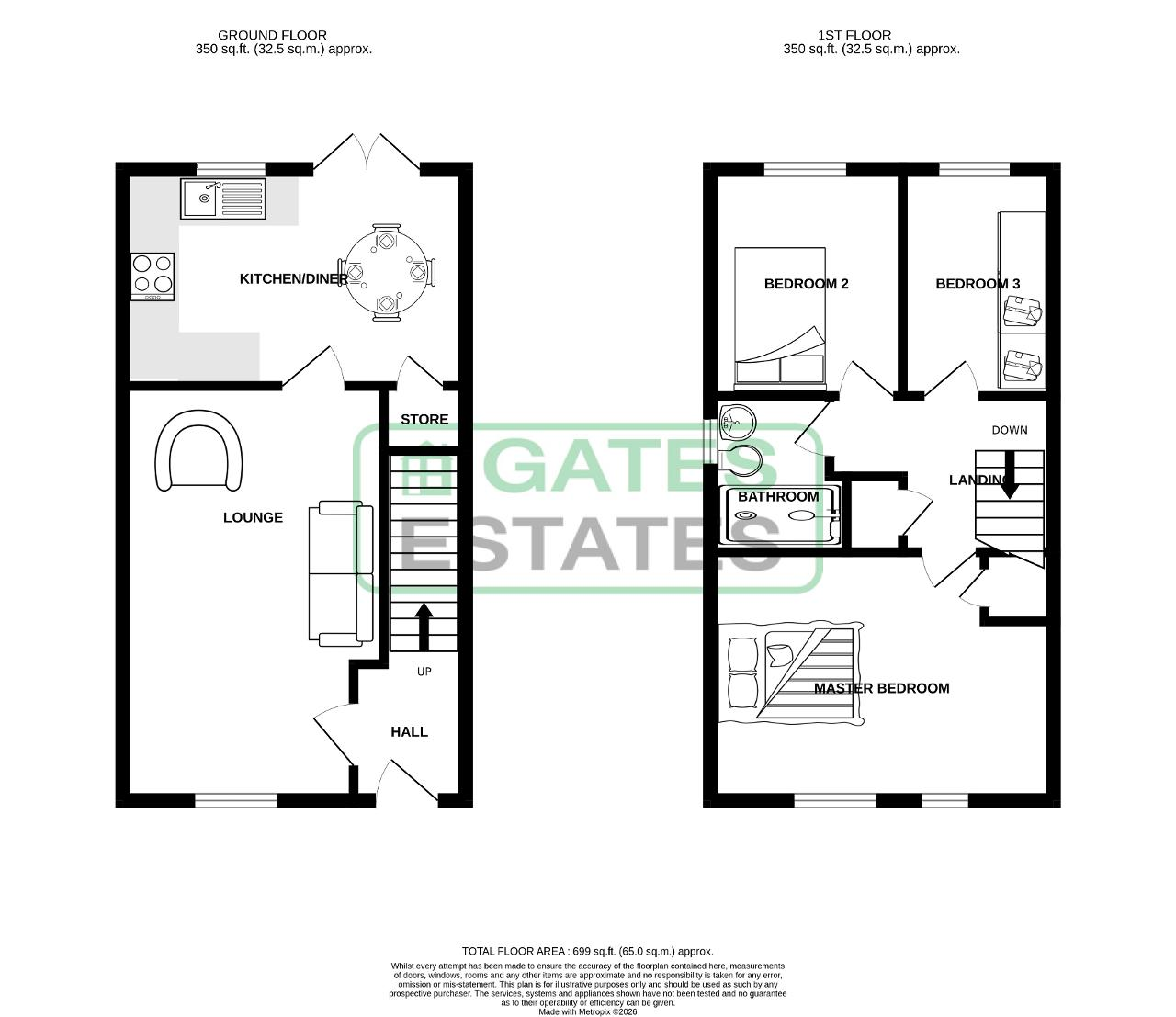 17, Orchard Place, Barnsley floorplan