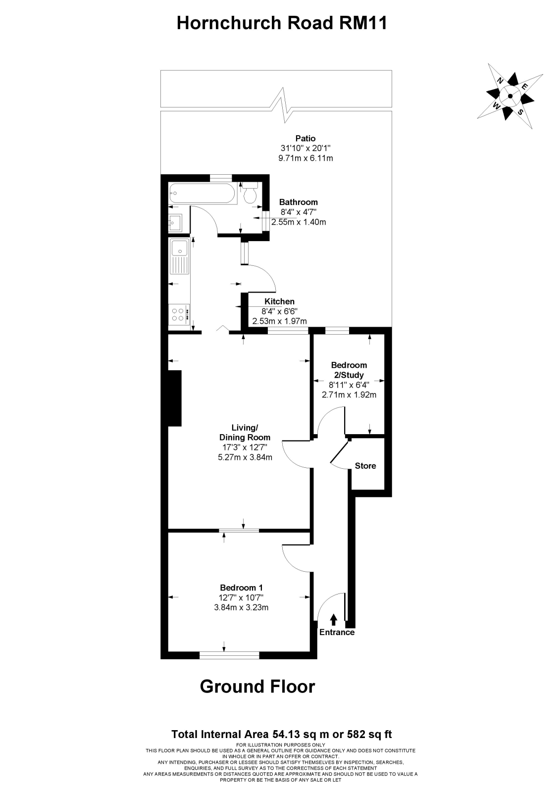 242 Hornchurch Road, HORNCHURCH floorplan