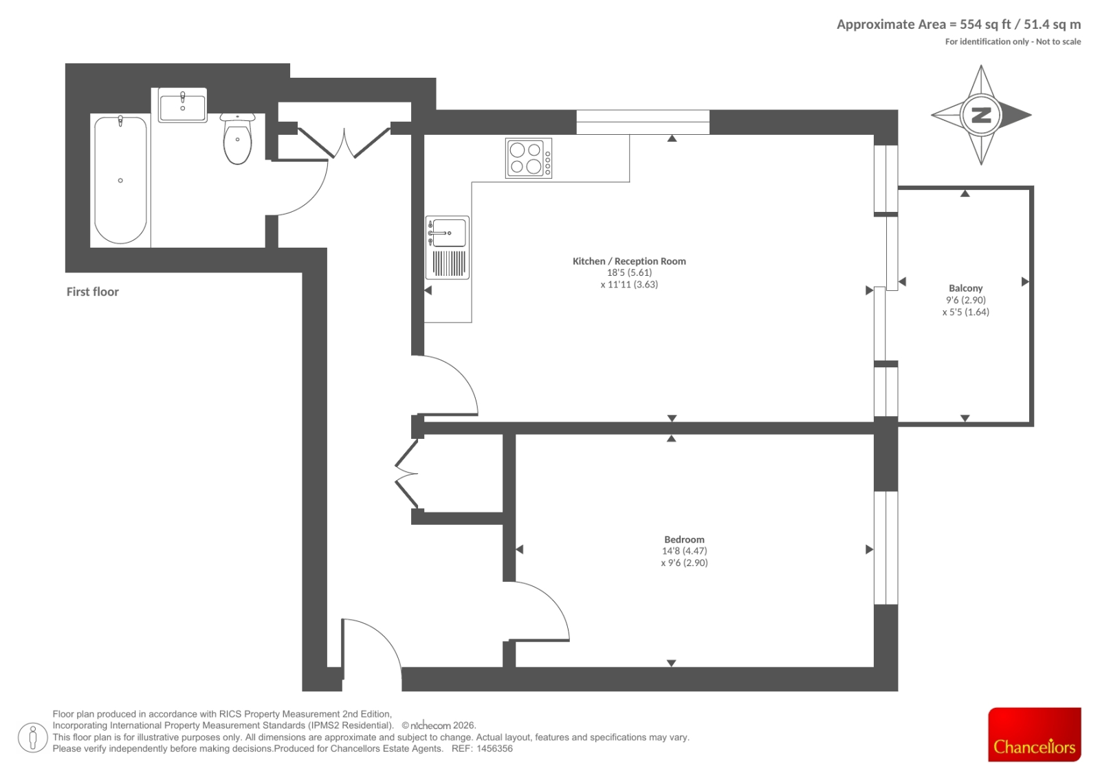 Flat 41, 3, Carraway Street, Reading floorplan