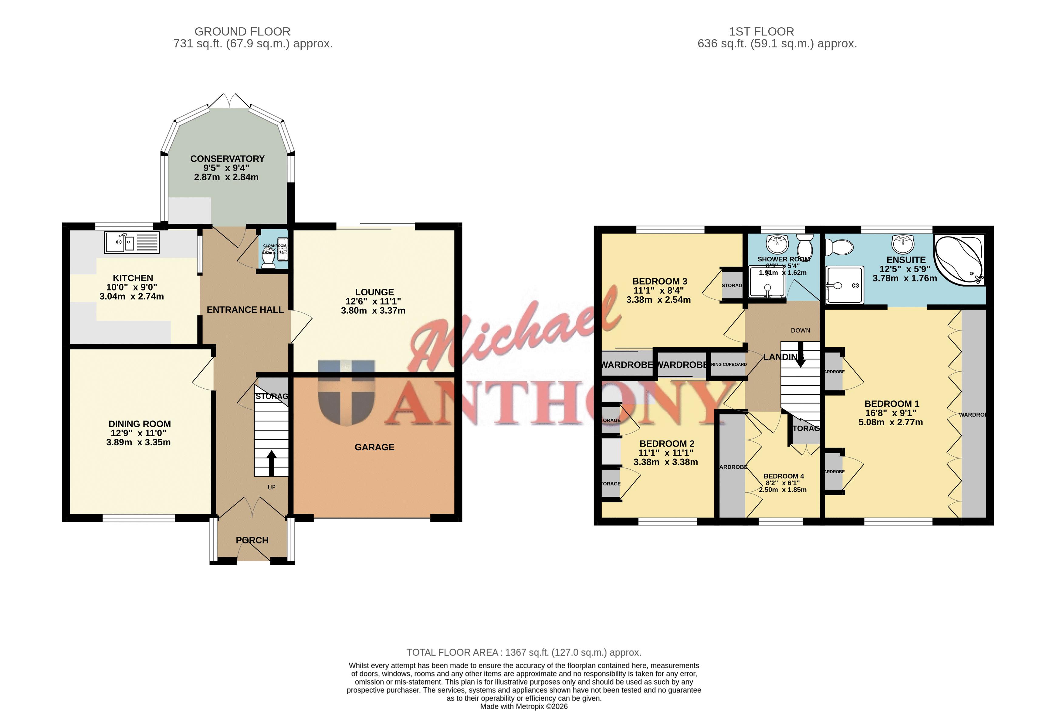 138, Sutherland Grove, Milton Keynes floorplan