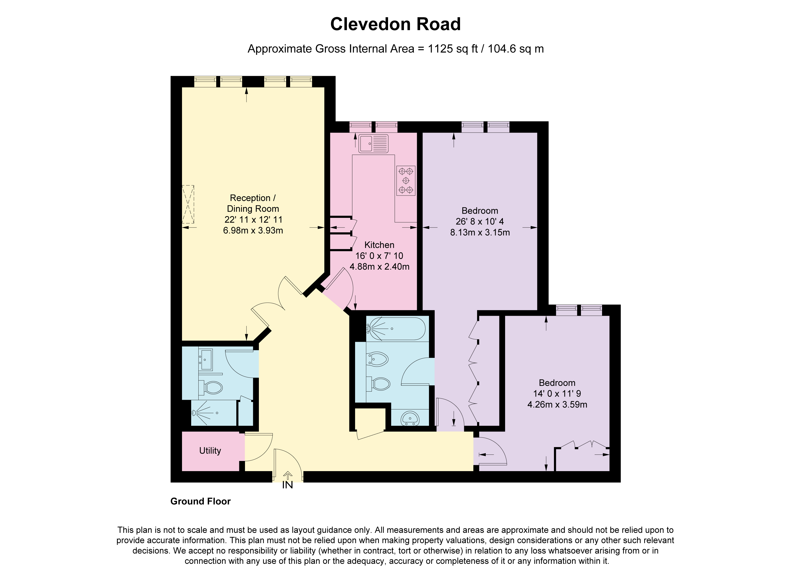 Blanchard House, Twickenham floorplan