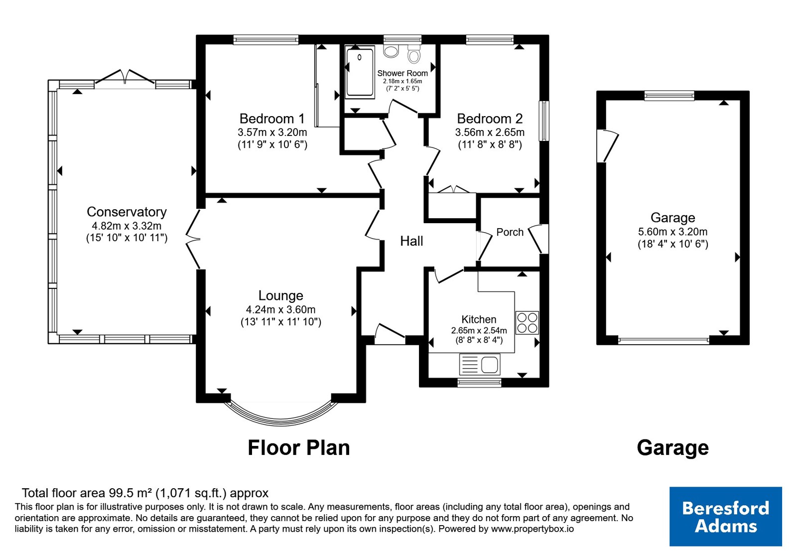 1, Cae Penrallt, Holyhead floorplan