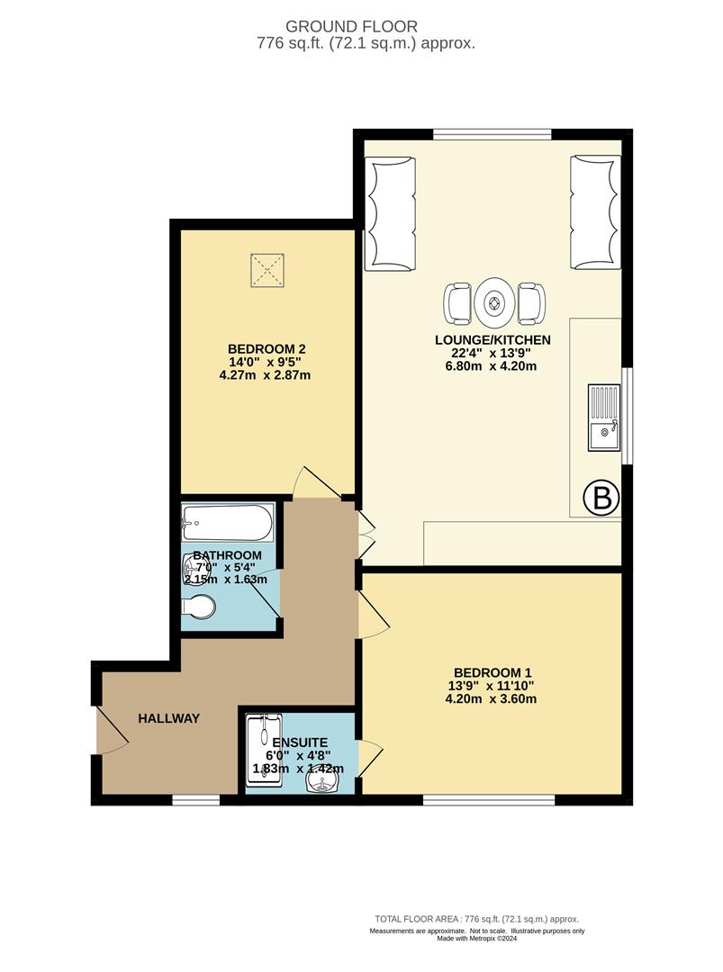 Maple Brook Lodge, 1, Maple Road West, Manchester M23, 2 bedroom flat