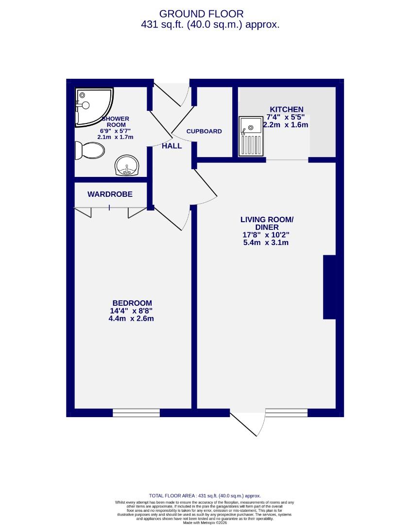 16 Vyner House, Front Street, York floorplan