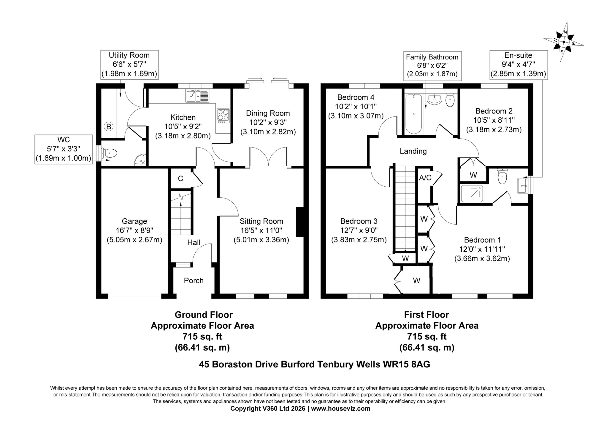 Boraston Drive, Tenbury Wells floorplan