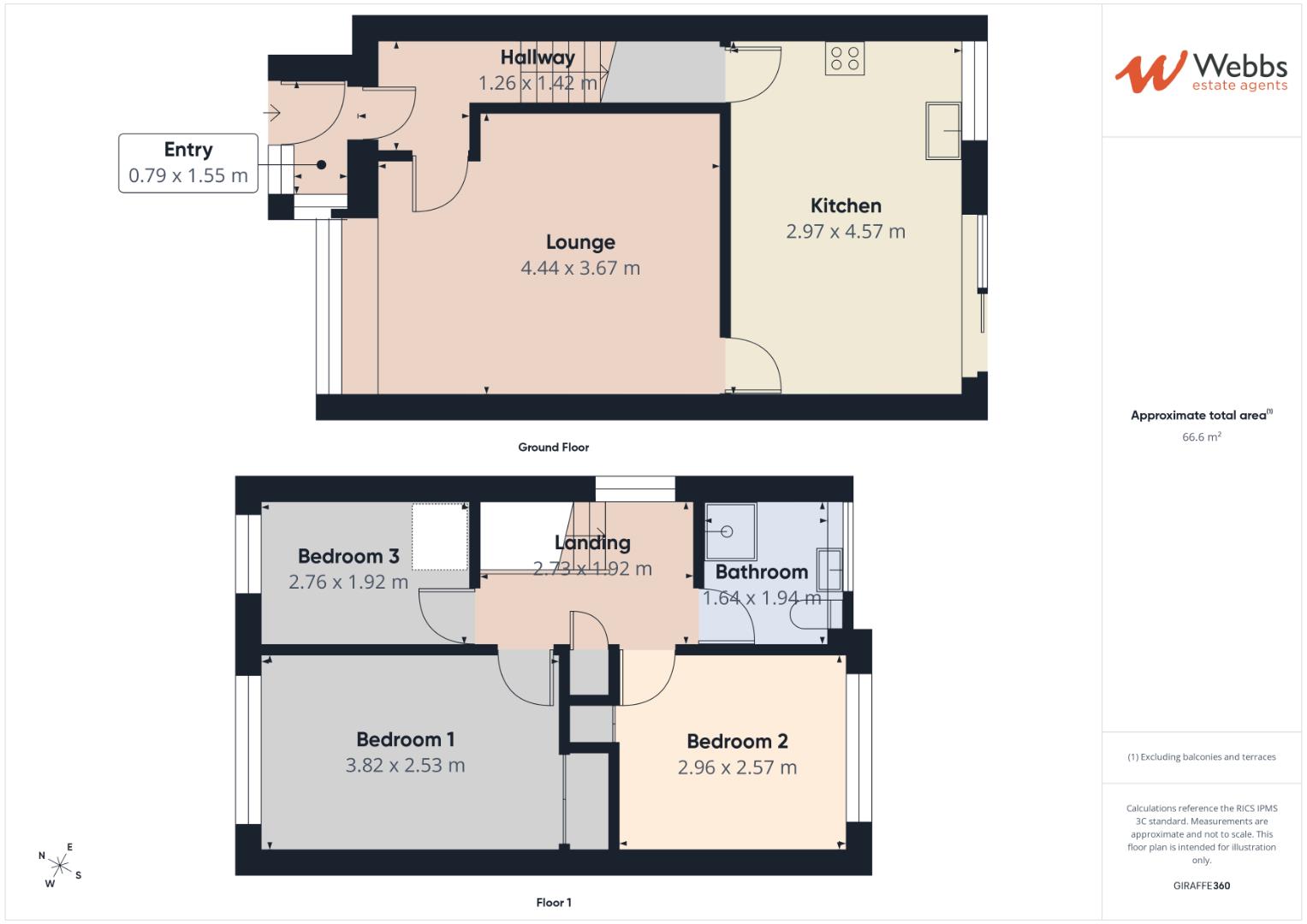 9, Kingswood Drive, Cannock floorplan