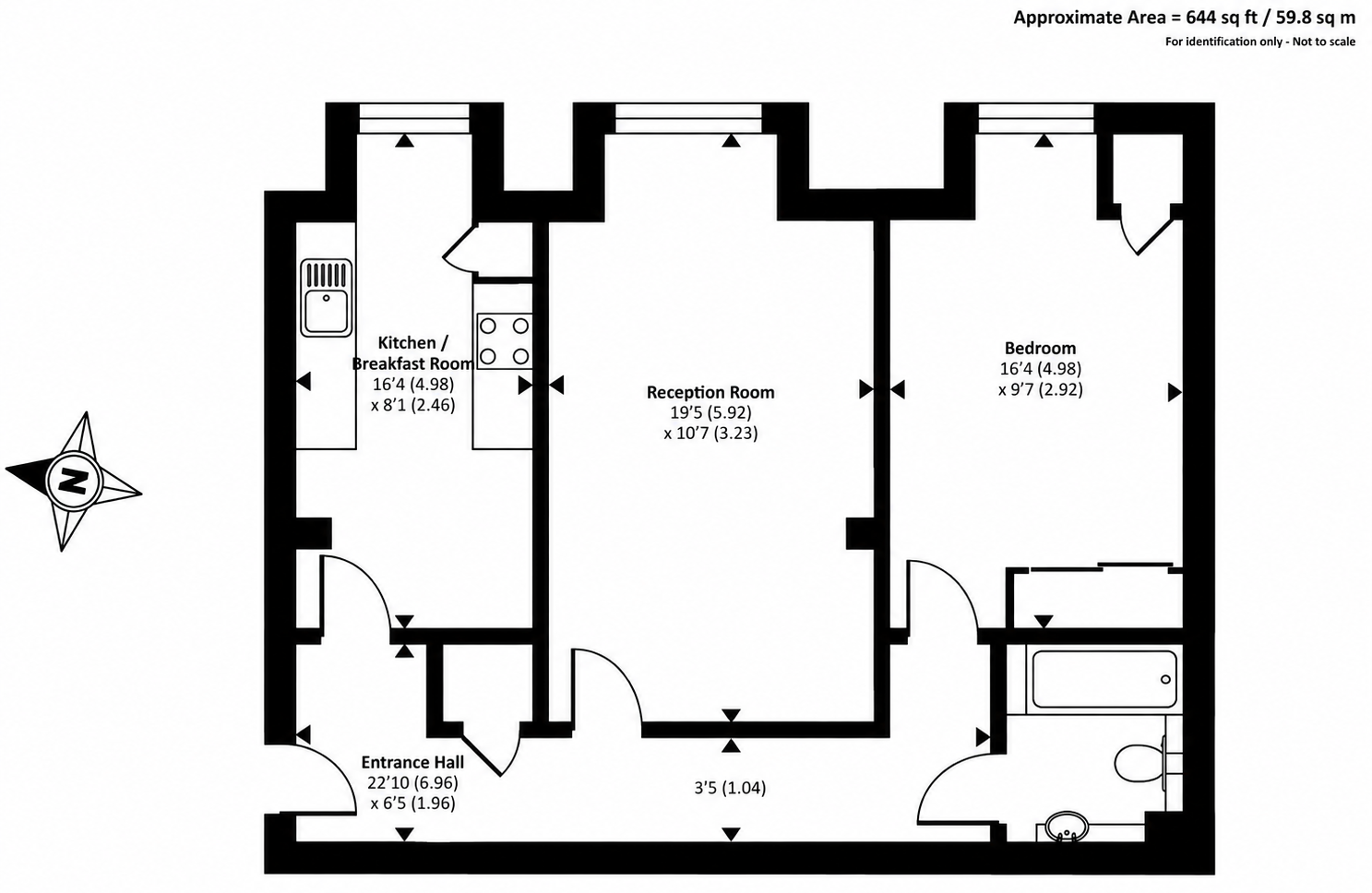 Elmhurst Court, Heathcote Road, Camberley floorplan