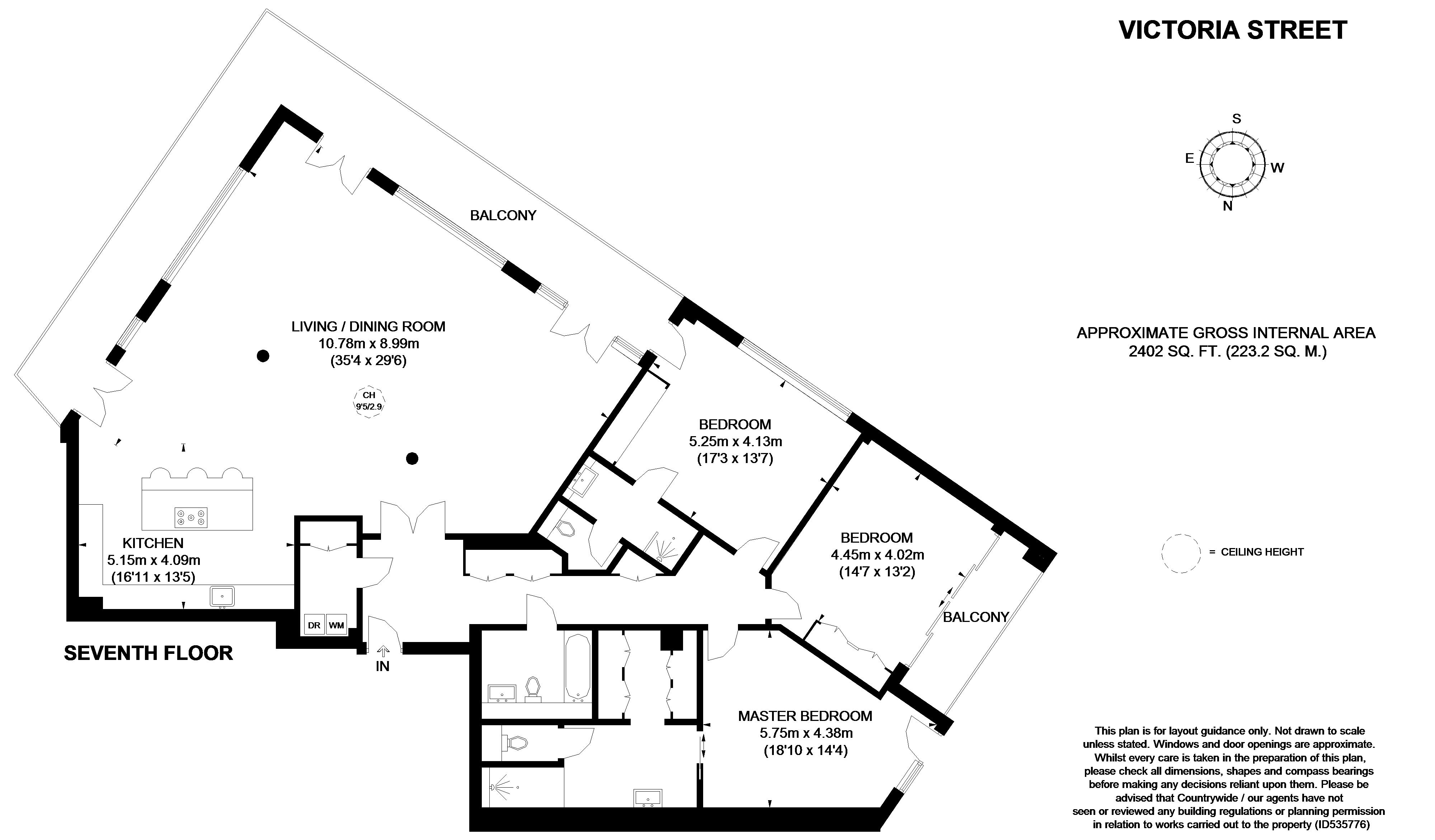 3 Bedrooms Flat to rent in Victoria Street, London SW1H