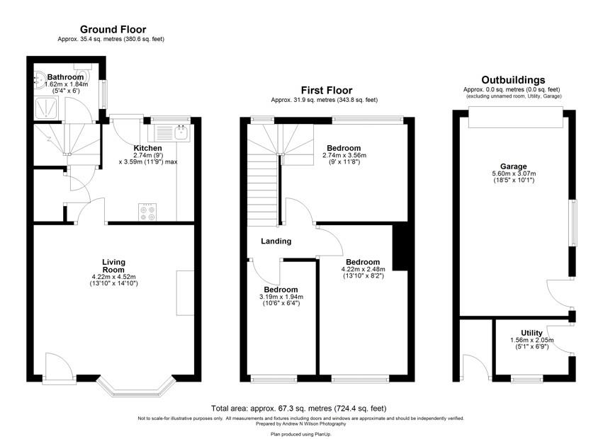 2, Ash Grove, Church Fenton floorplan