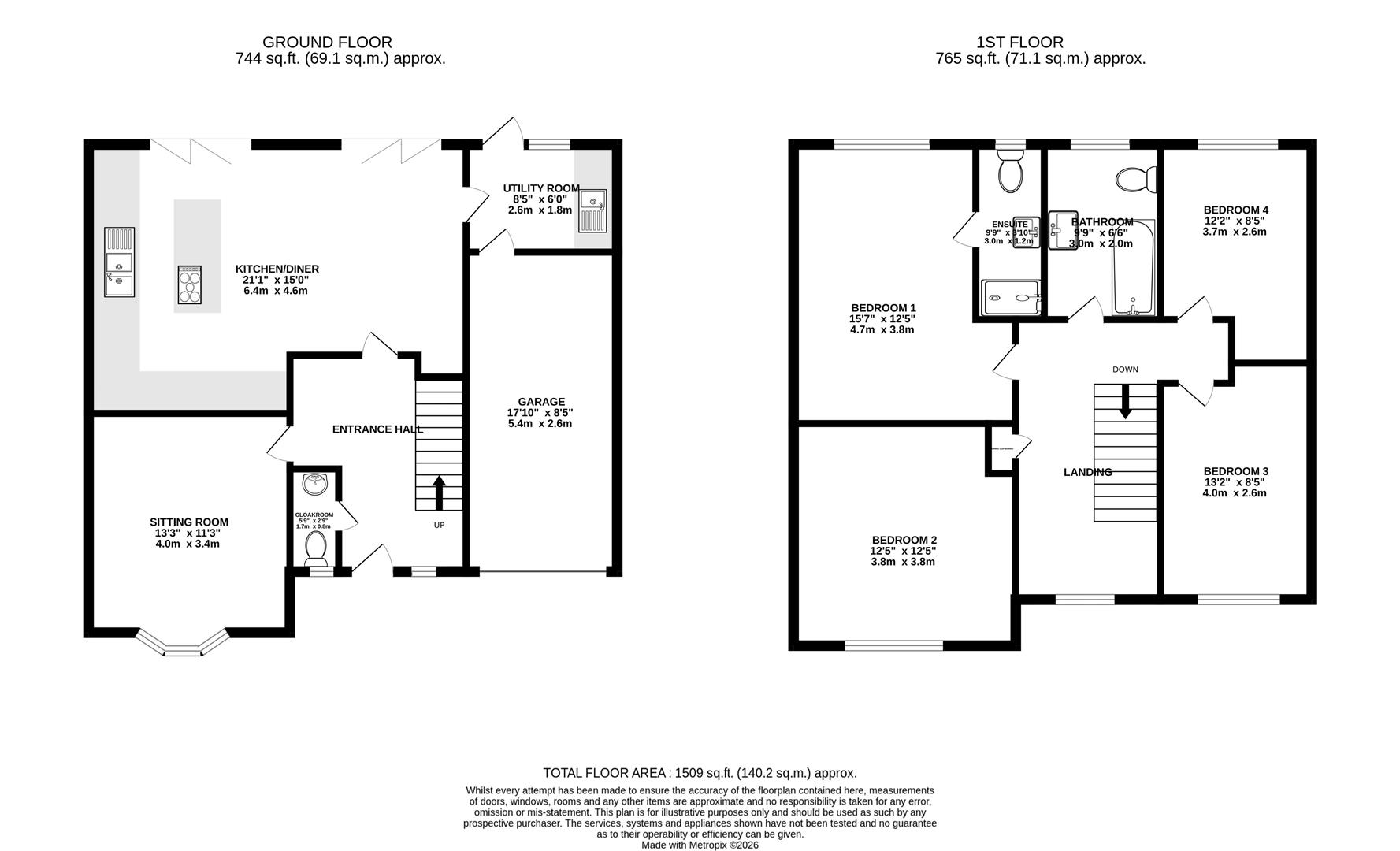 12, Barnes Wallis Close, Weymouth floorplan