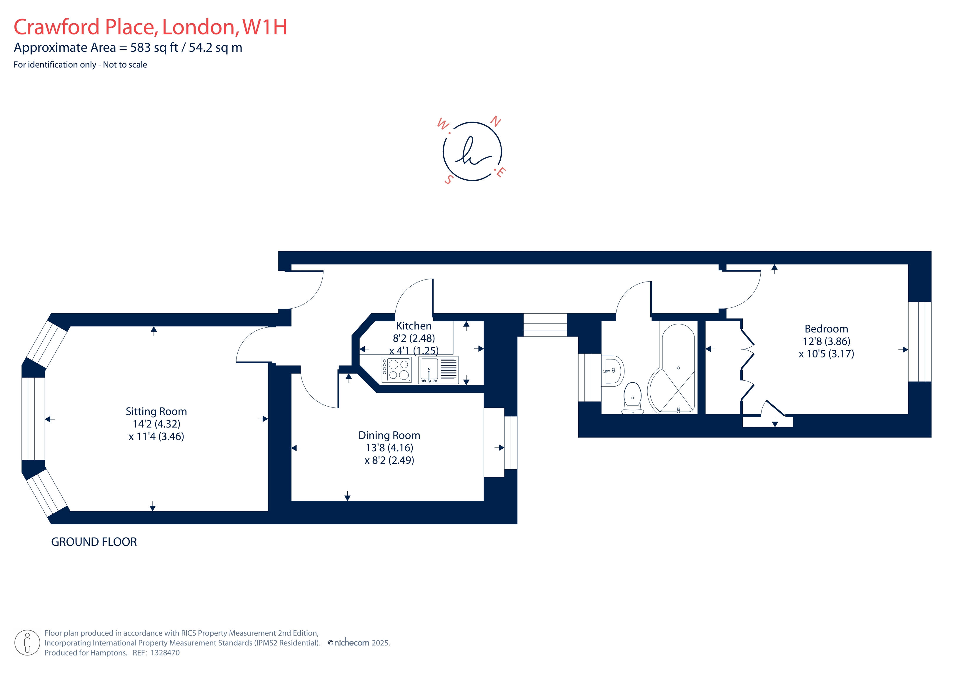 Crawford Place, London floorplan