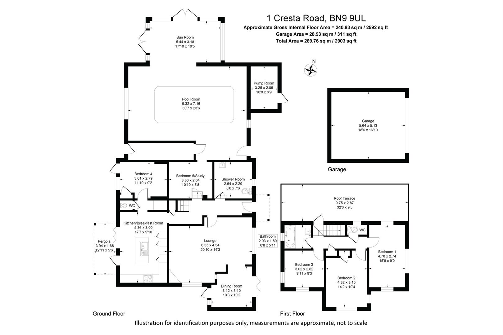1, Cresta Road, Newhaven floorplan
