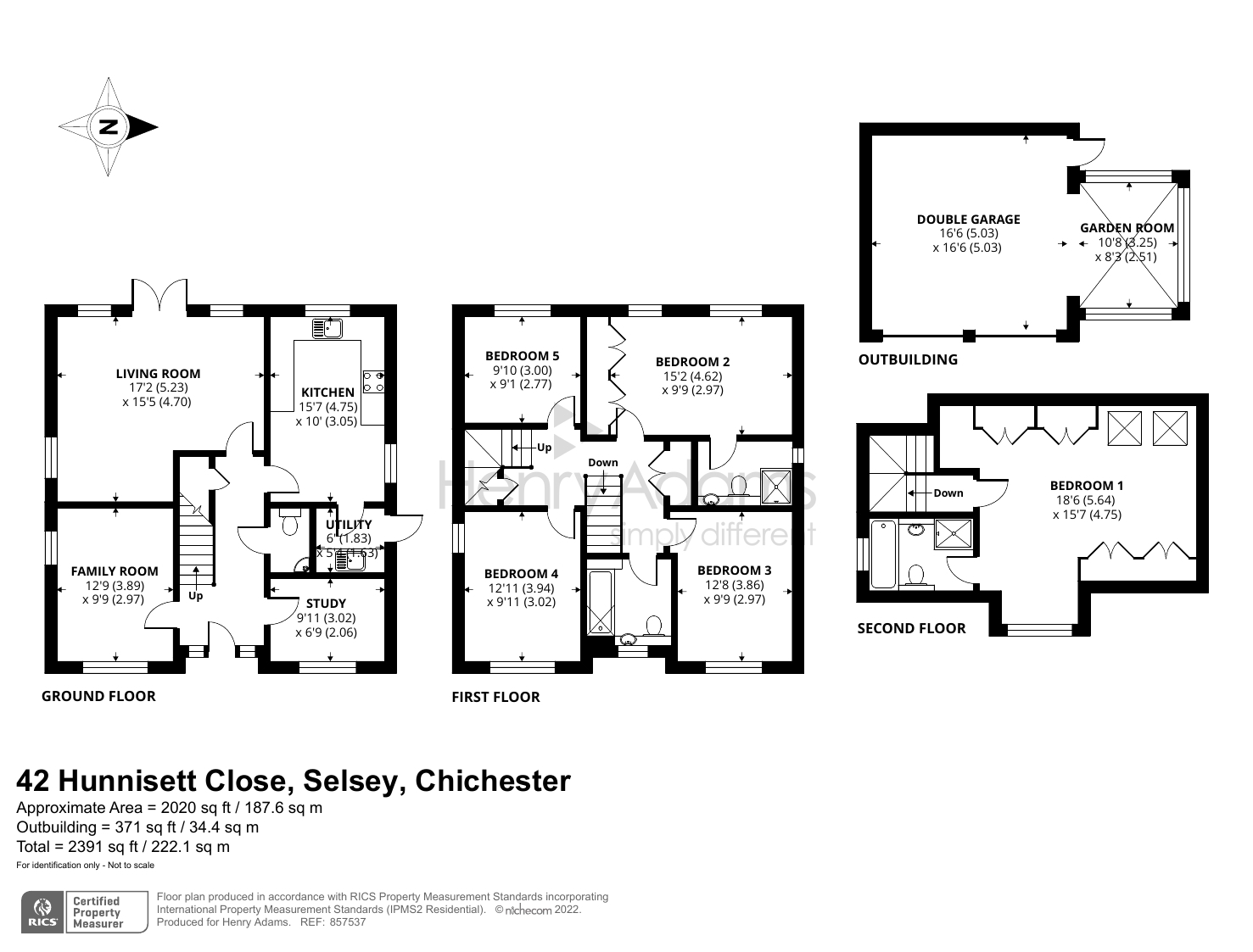 Hunnisett Close, Selsey PO20, 5 bedroom detached house for sale